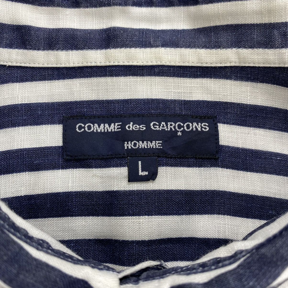 Comme des Garcons Homme 🇯🇵SS09 Comme des Garcons Homme CDG Striped Shirt Designer Size US L / EU 52-54 / 3 - 5 Thumbnail