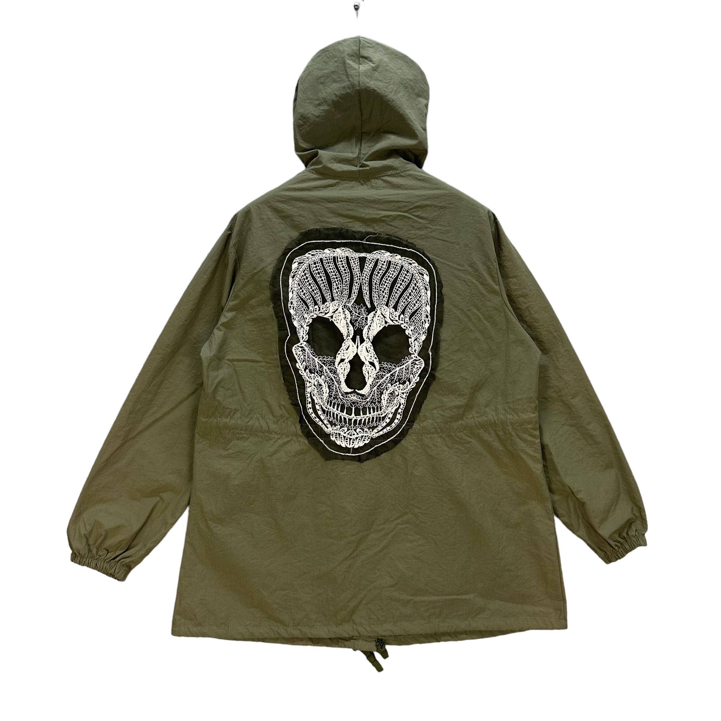 Japanese Brand ROLLERS SKULL ON BACK BIG LOGO HOODIE JACKET #8037-198 Size US L / EU 52-54 / 3 - 1 Thumbnail