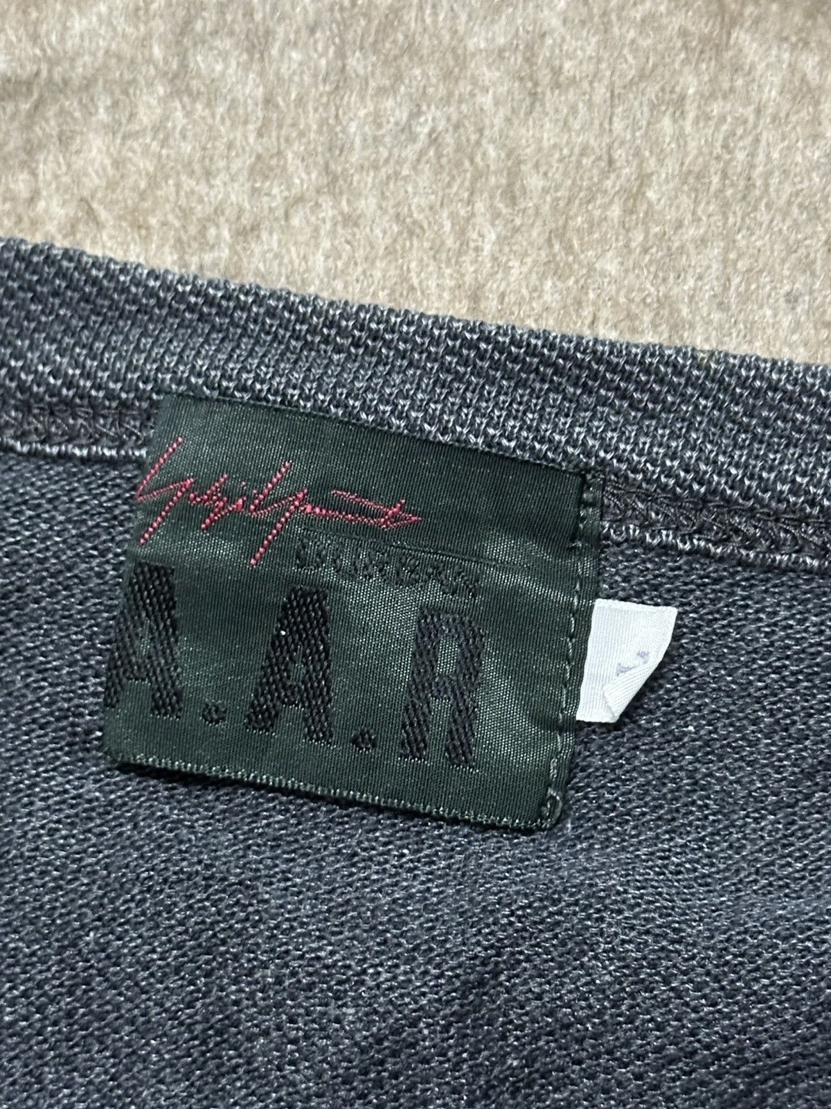 Yohji Yamamoto 1990 - Yohji Yamamoto All Against Risk A.A.R L/S Shirt Size US L / EU 52-54 / 3 - 14 Thumbnail