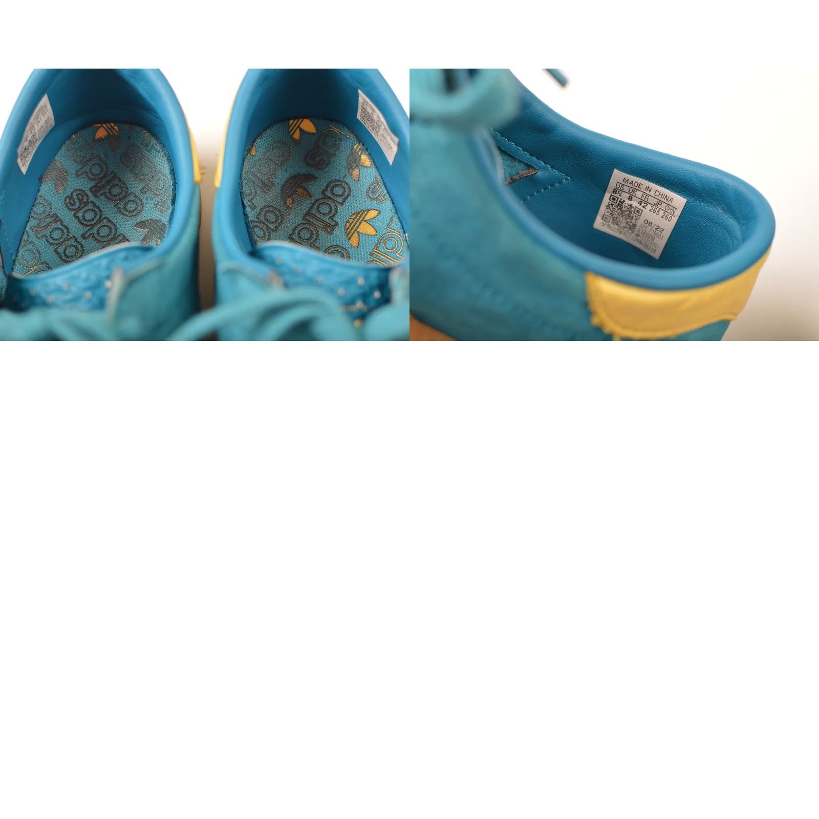 Adidas Adidas Originals Bern City Series Blue / Gold Gum HR0090 Sneakers US 8 1/2 42 Mens Shoes/ Sneaker Size US 8 / EU 41 - 8 Thumbnail