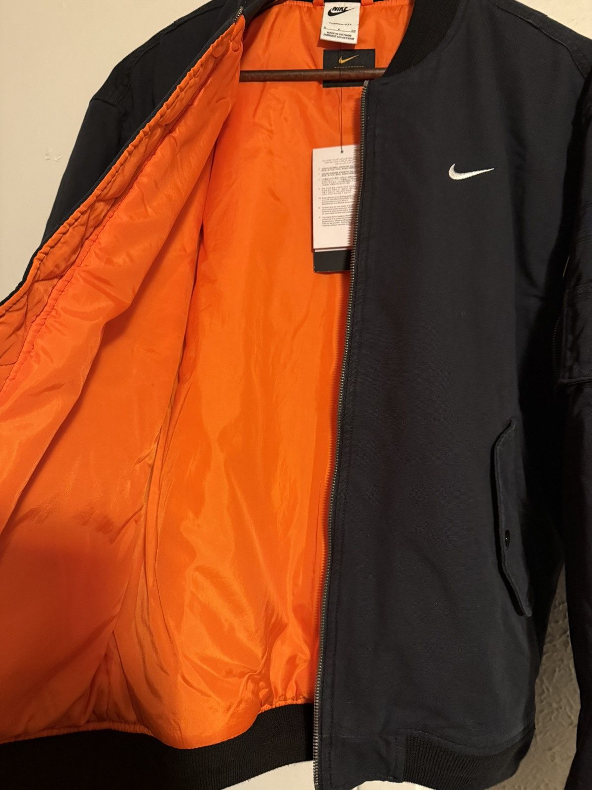 Nike DS - Nike Life Solo Swoosh Flight Canvas Bomber - S Size US S / EU 44-46 / 1 - 5 Thumbnail