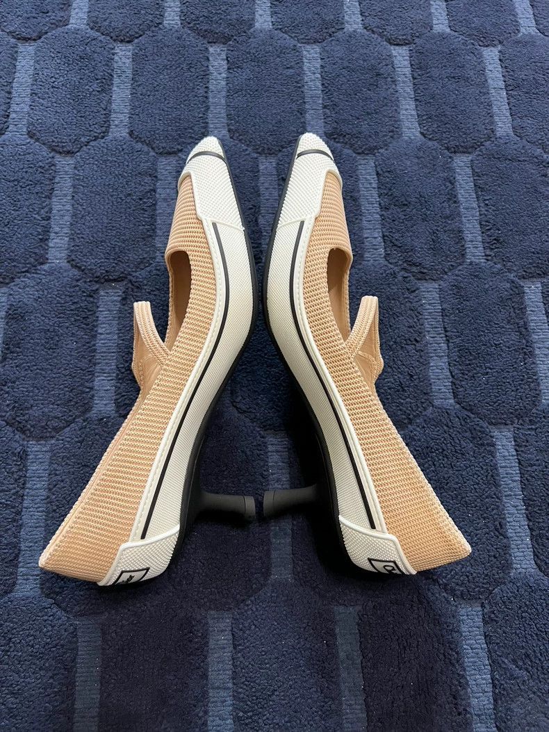 Dior Dior Dior Beige Cat Heel Shoes Size 35.5-2507 Size US 6 / IT 36 - 5 Thumbnail