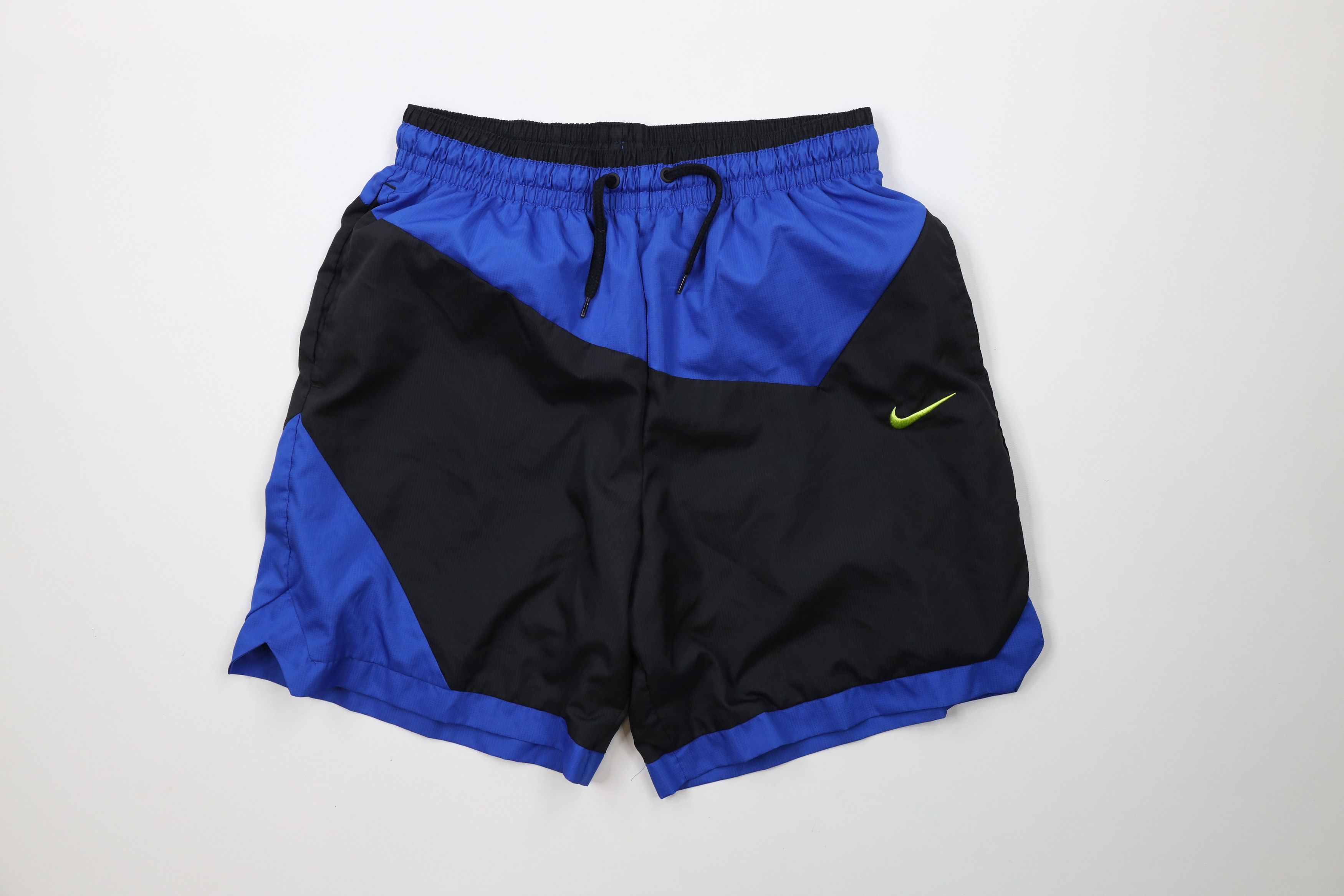 Nike × Vintage Nike DNA Woven Lined Gym Basketball Shorts Black Blue Size US 32 / EU 48 - 1 Thumbnail