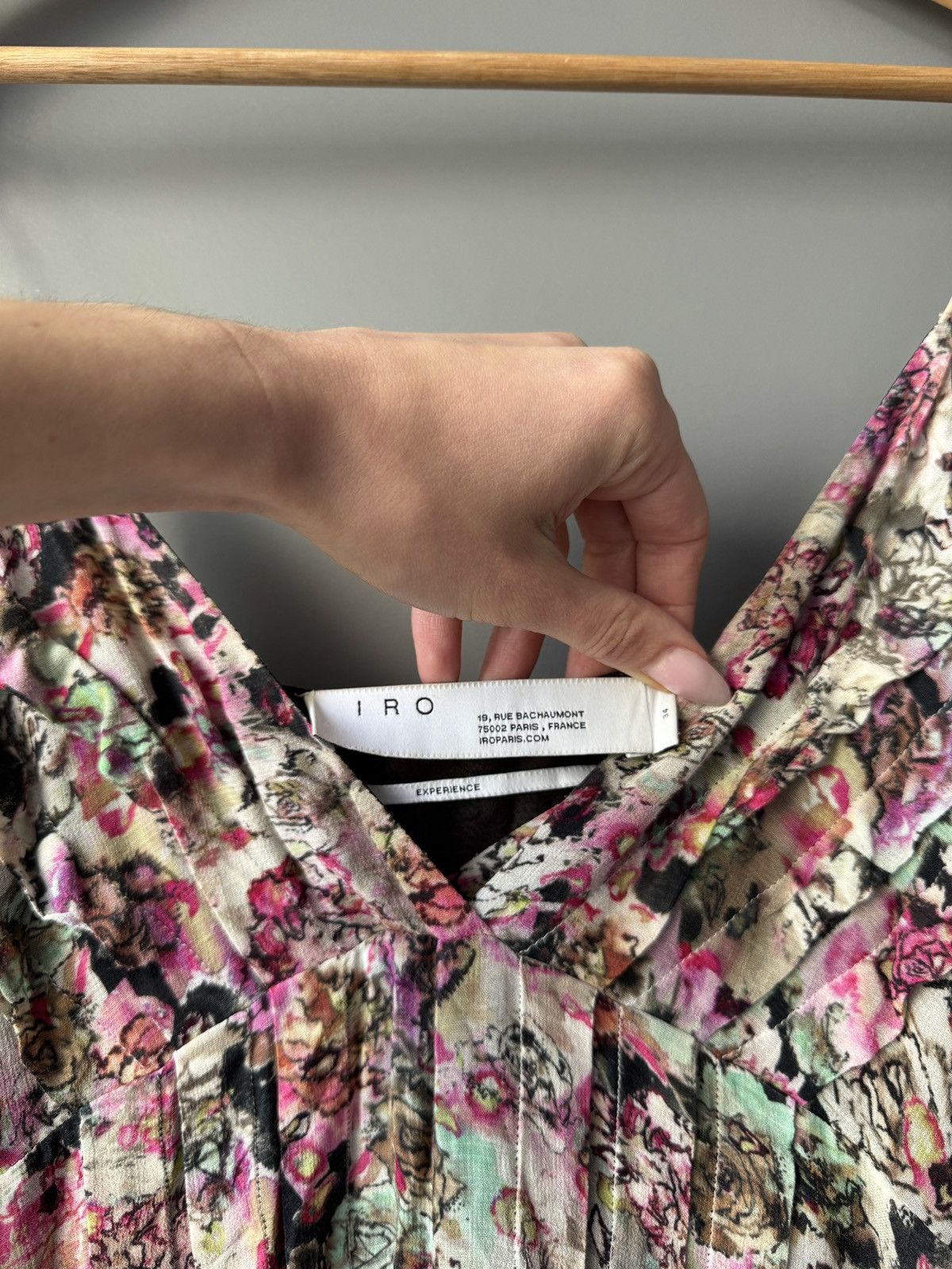 Iro × Sezane Iro Floral Printed Long Maxi Dress Size XXS / US 00 / IT 34 - 3 Thumbnail