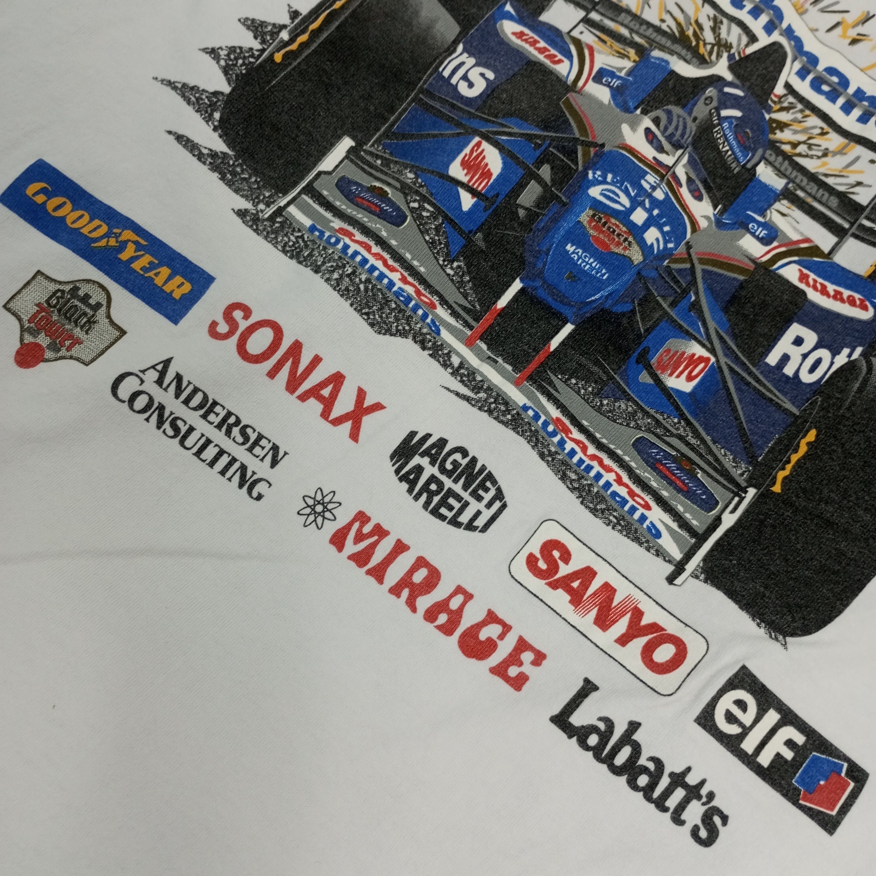 Vintage Racing F1 Formula One Rothmans Williams Renault Tshirt Size US M / EU 48-50 / 2 - 11 Thumbnail