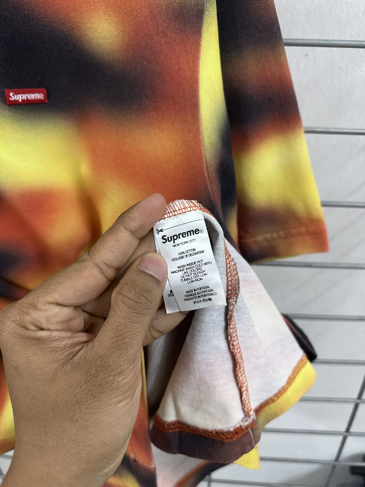 Supreme Rare And Beautiful Supreme SS23 Small Box Logo Flame Tee Size US L / EU 52-54 / 3 - 7 Thumbnail