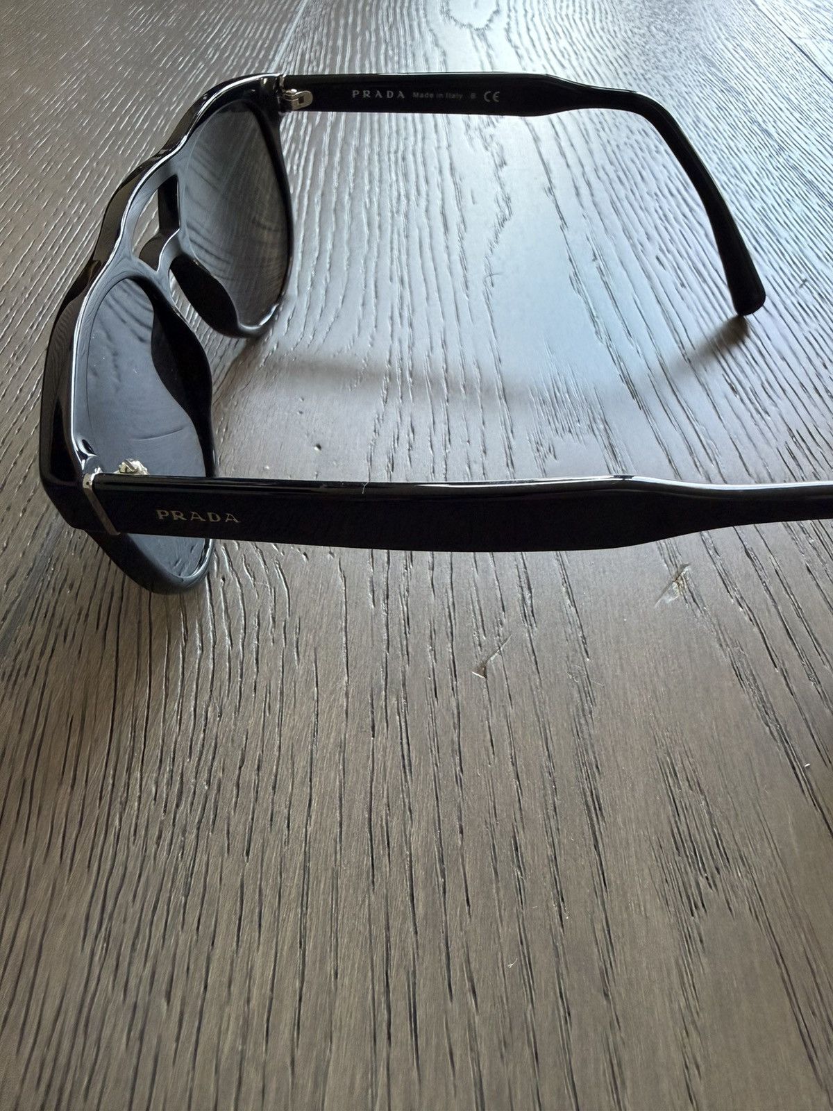Prada Prada Black Sun Glasses Size ONE SIZE - 3 Thumbnail