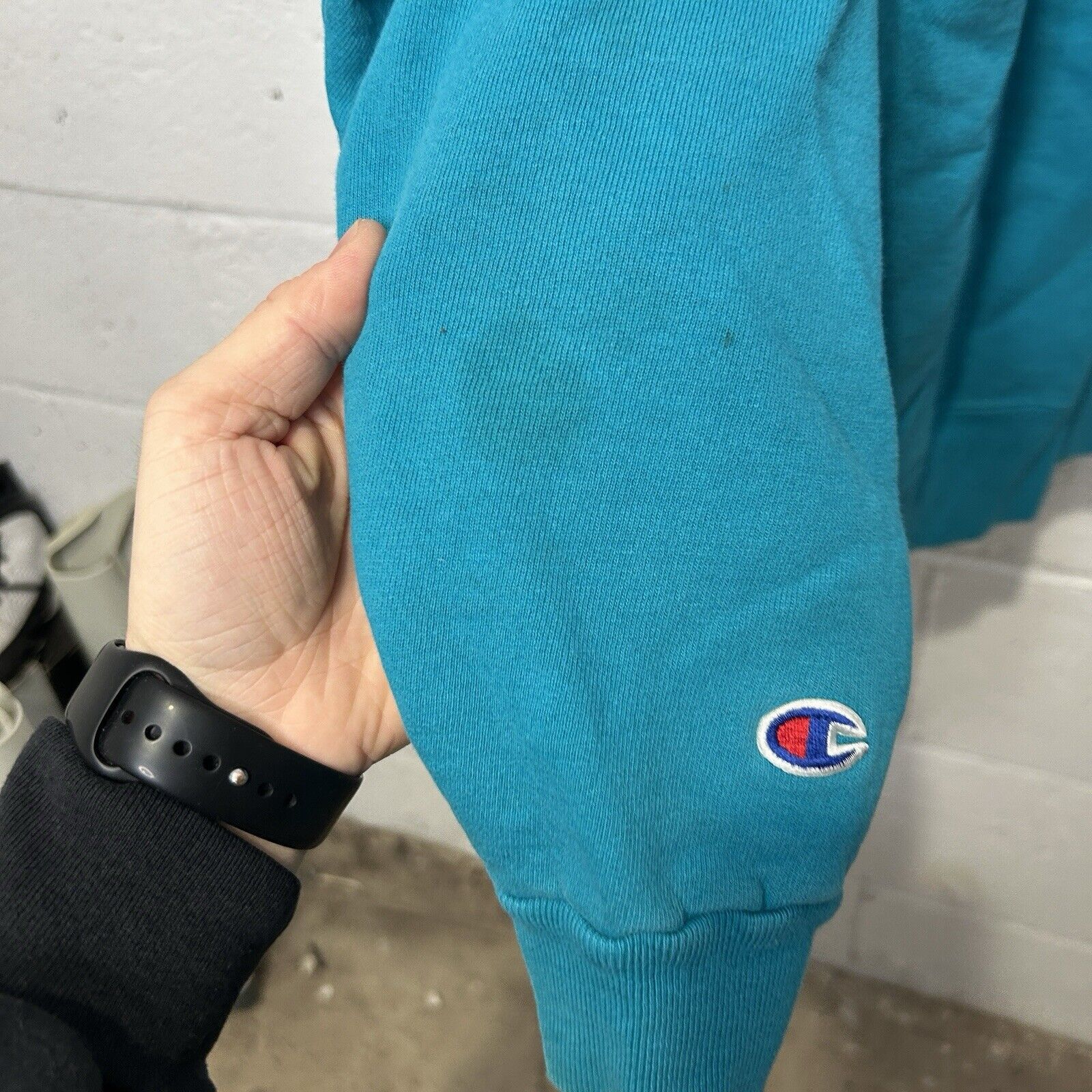 Champion Vintage Champion Pullover Crewneck Spellout “Teal” Size US L / EU 52-54 / 3 - 7 Thumbnail