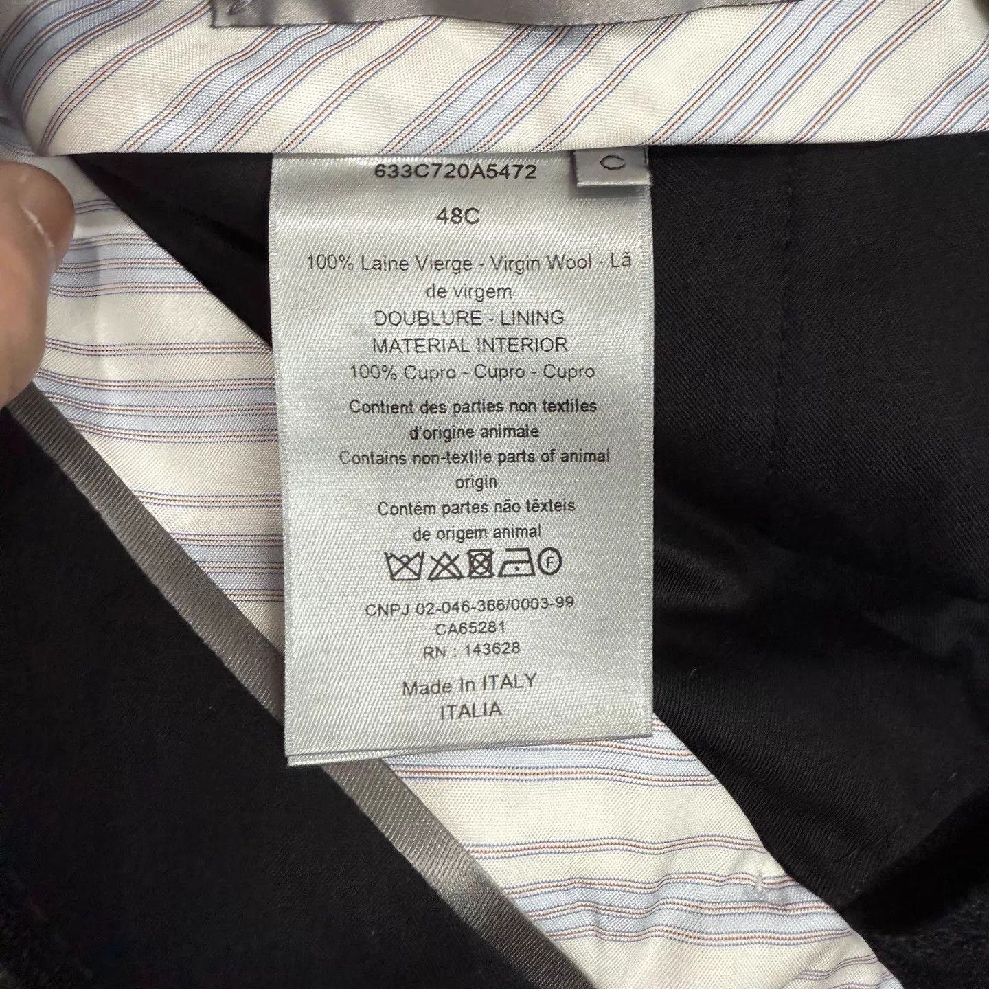 Dior Dior Black Suit 48 99 New Size 48R - 8 Thumbnail