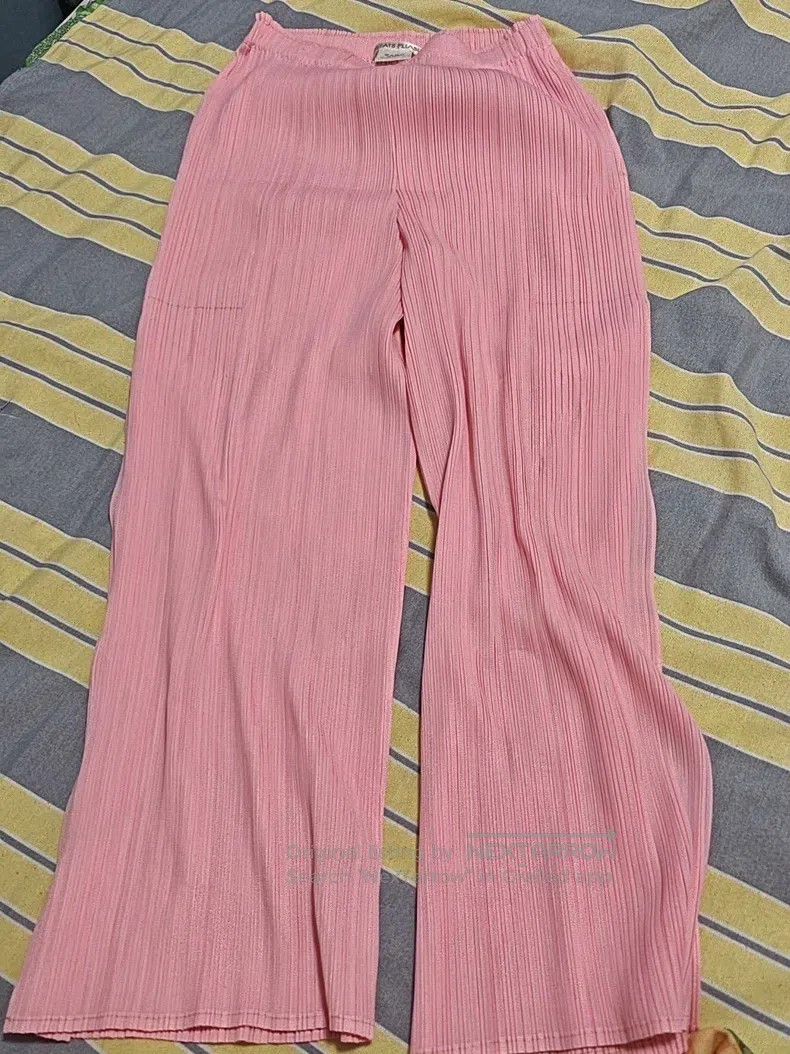 Issey Miyake Issey Miyake size:3 Pleated Straight Leg Pants Size 31" - 2 Thumbnail