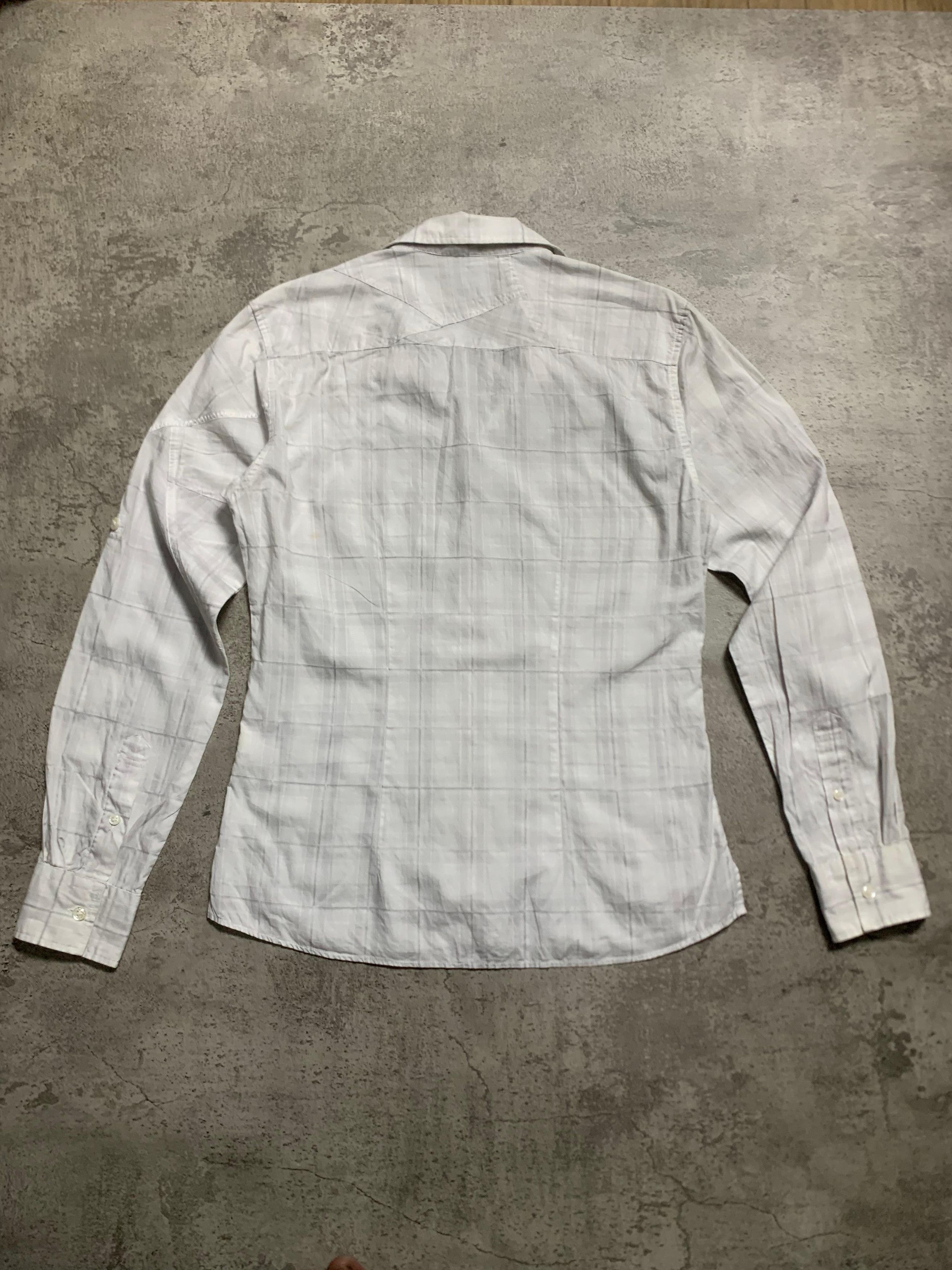 Tornado Mart Tornado Mart - Open Collar Slim Fit Button Up Shirt Size US S / EU 44-46 / 1 - 6 Thumbnail