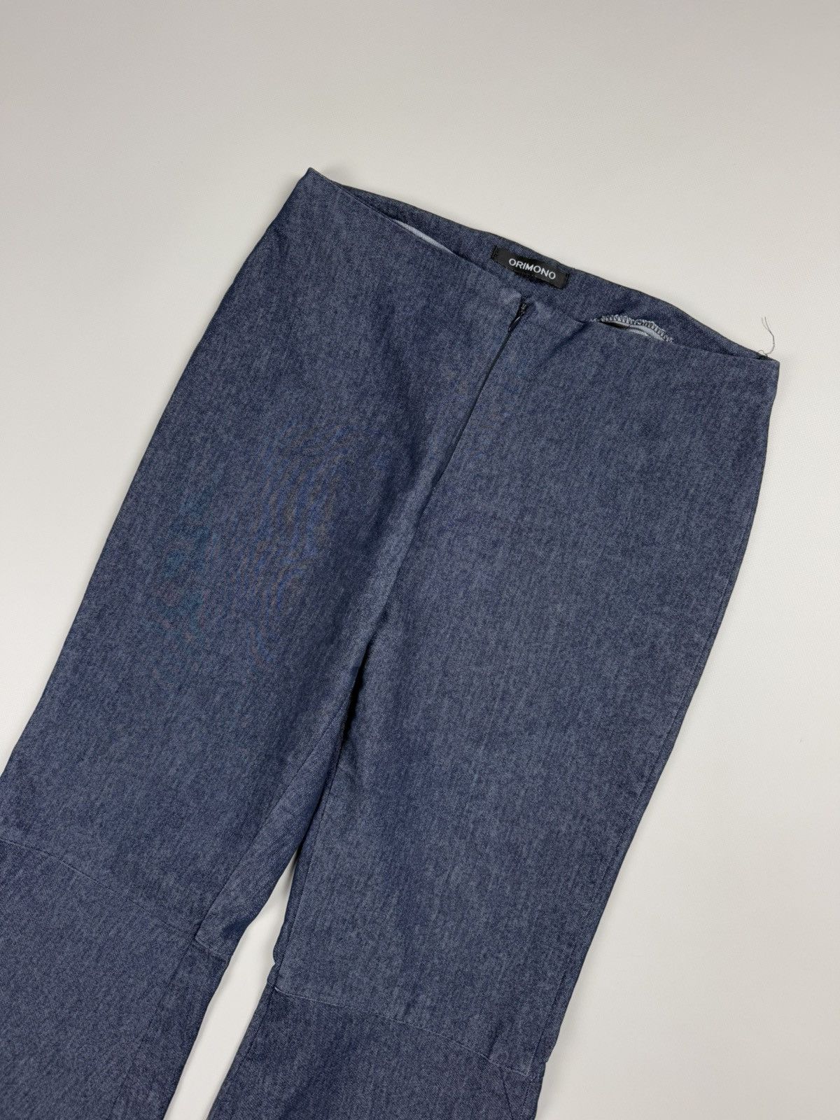 Japanese Brand Orimono Ladies Japanese Flared Low Rise Y2K Jeans Pants Size 32" / US 10 / IT 46 - 4 Thumbnail