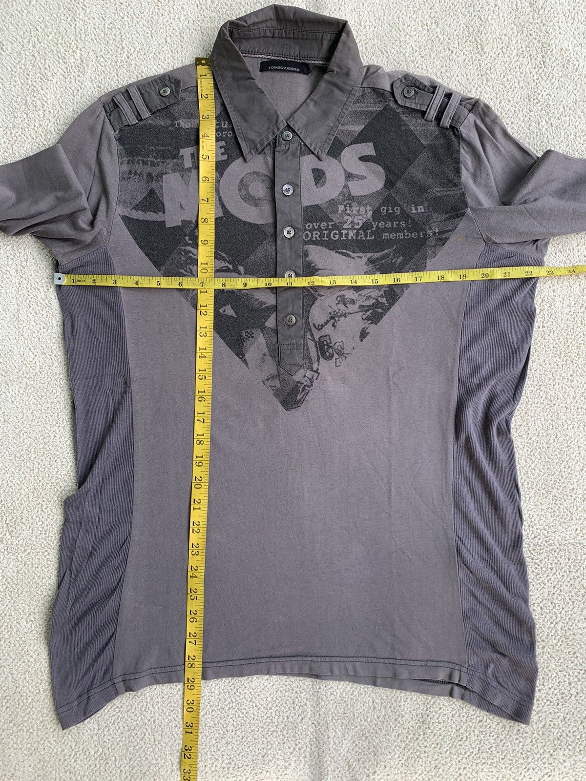 Japanese Brand Tomboy jeans poem Shirt Longsleeve Size US L / EU 52-54 / 3 - 11 Thumbnail