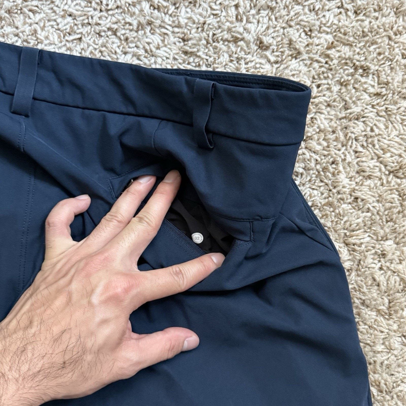 Lululemon LuluLemon ABC Pants Dark Navy Blue Performance Athletic 32 Size US 32 / EU 48 - 7 Thumbnail