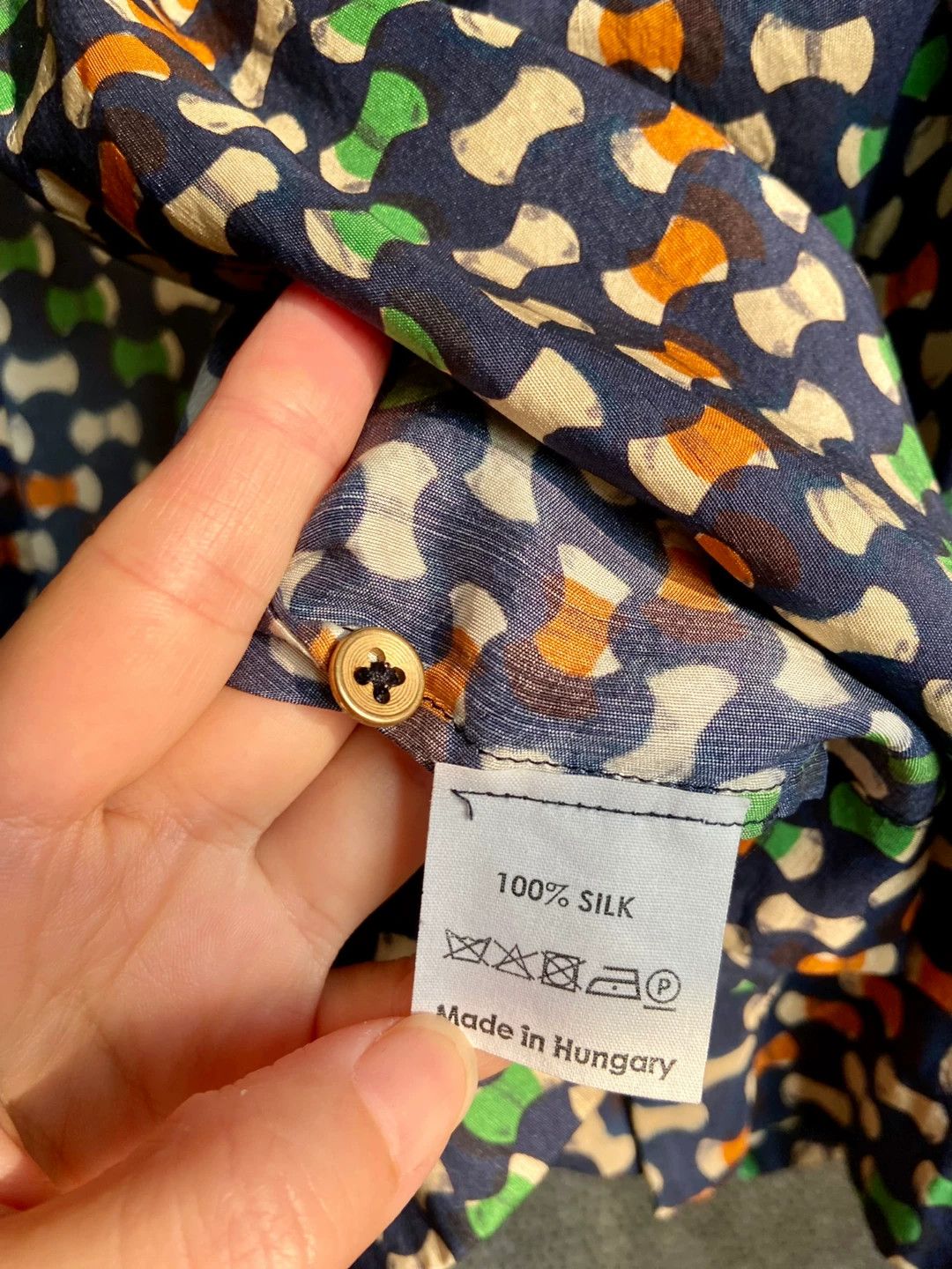 Dries Van Noten Dries Van Noten Silk Boxy Runway Print Shirt 40 Size S / US 4 / IT 40 - 3 Thumbnail