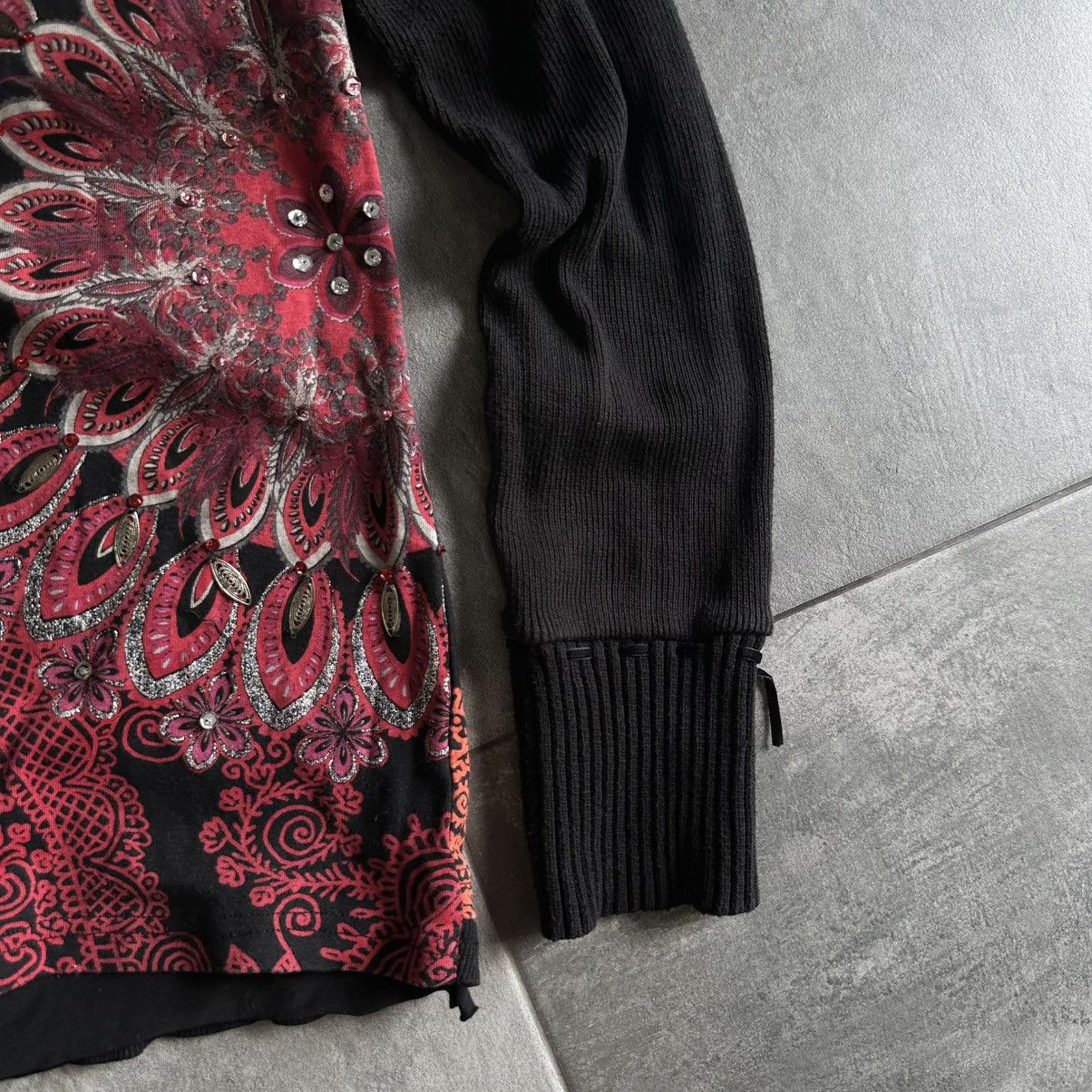 Desigual Vintage Desigual Knit Sweater Long-sleeve T-shirts Y2K 00s Size L / US 10 / IT 46 - 4 Thumbnail