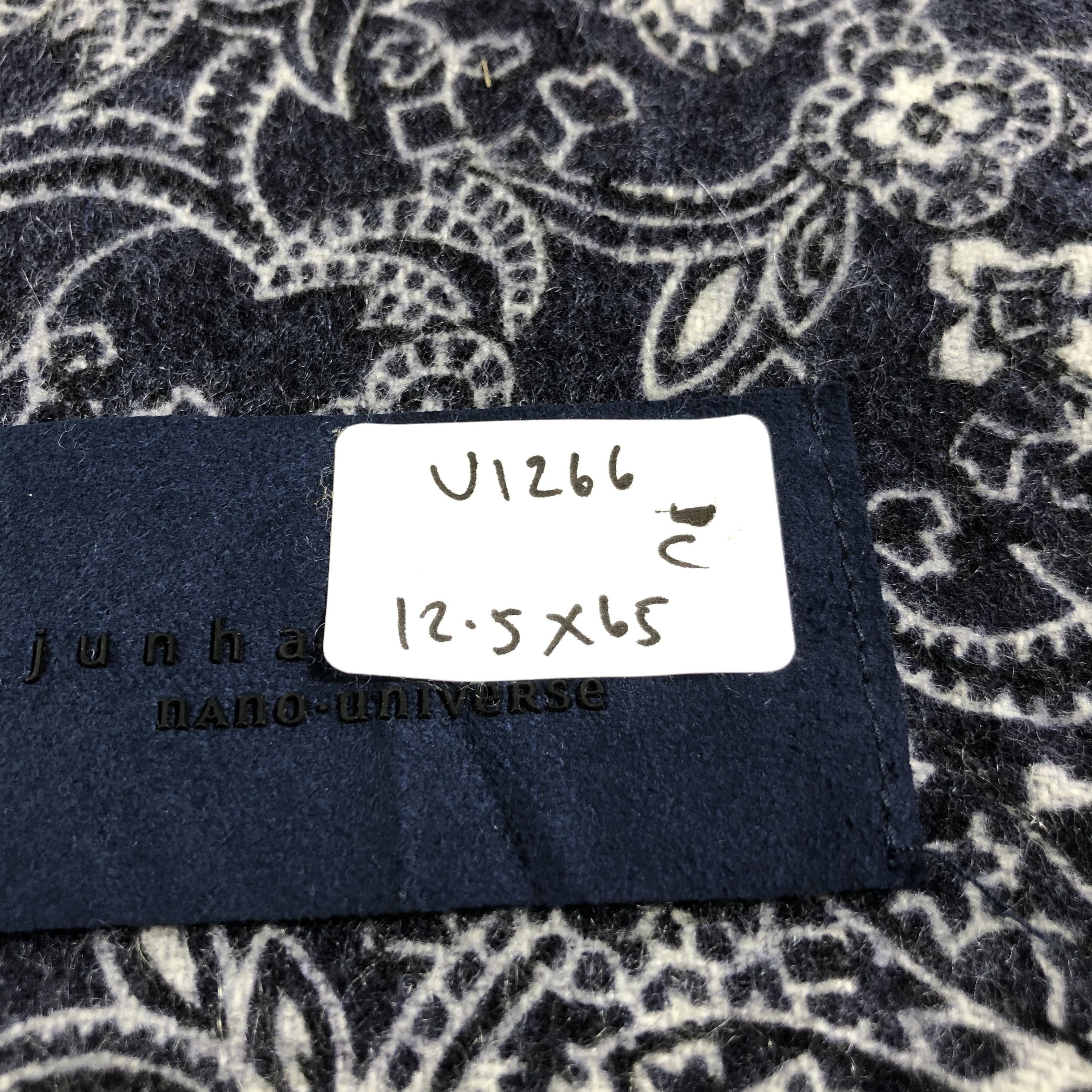 junhashimoto Junhashimoto Paisley Cashmere Scarf Muffler V1266 Size ONE SIZE - 8 Thumbnail