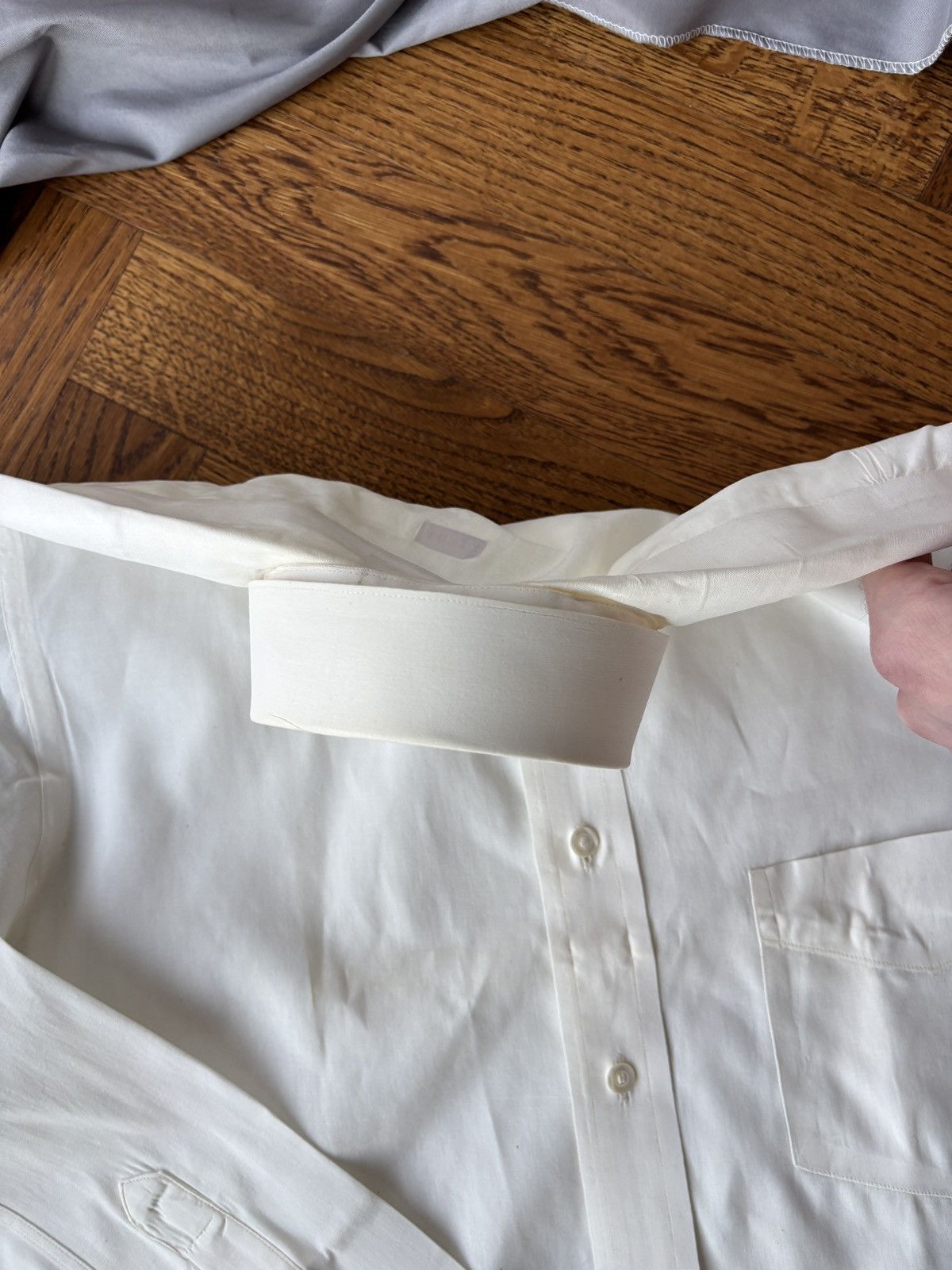 Van Heusen × Vintage 1940s Detachable Collar Shirt Vintage Van Heusen WW2 1930s Size US M / EU 48-50 / 2 - 21 Thumbnail