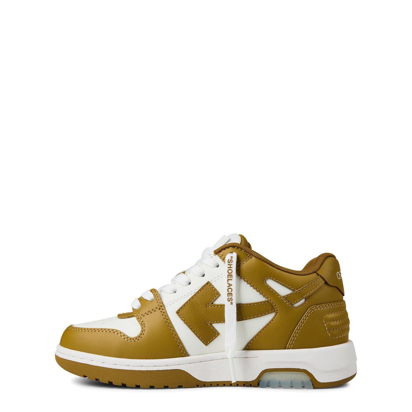 Off-White o1g2r1mq1224 Office Trainer in White & Mustard Size US 6 / IT 36 - 2 Thumbnail