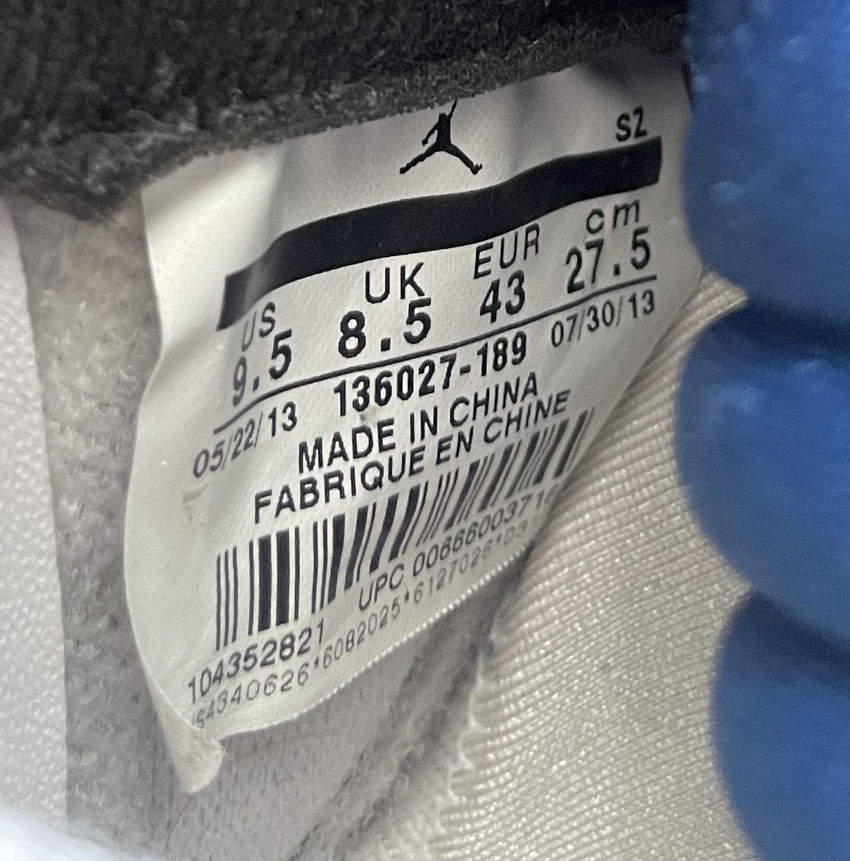 Jordan Brand Nike Air Jordan 5 Retro 2013 Laney Size US 9,5 136027-189 Size US 9.5 / EU 42-43 - 17 Thumbnail
