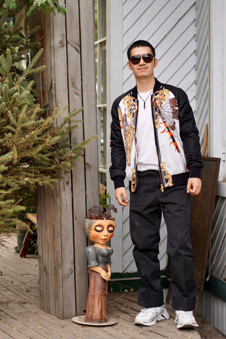 Versace Versace Men's Printed Jacket 2018ss- dmc Size US M / EU 48-50 / 2 - 1 Thumbnail
