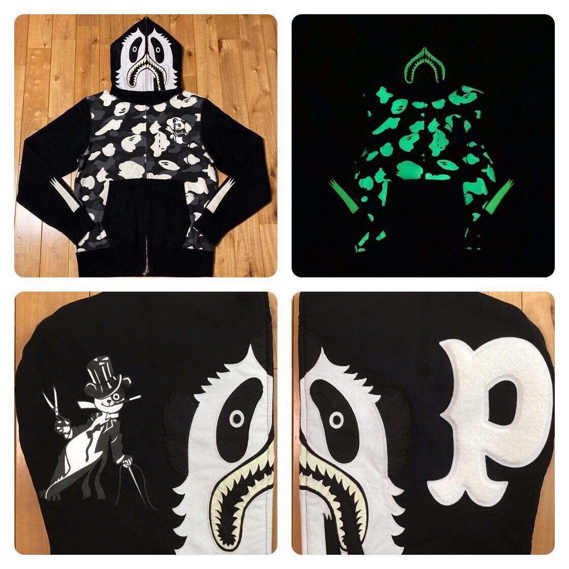Bape 💫Glow in the dark💫 BAPE City camo panda full zip hoodie APE Size US M / EU 48-50 / 2 - 1 Thumbnail