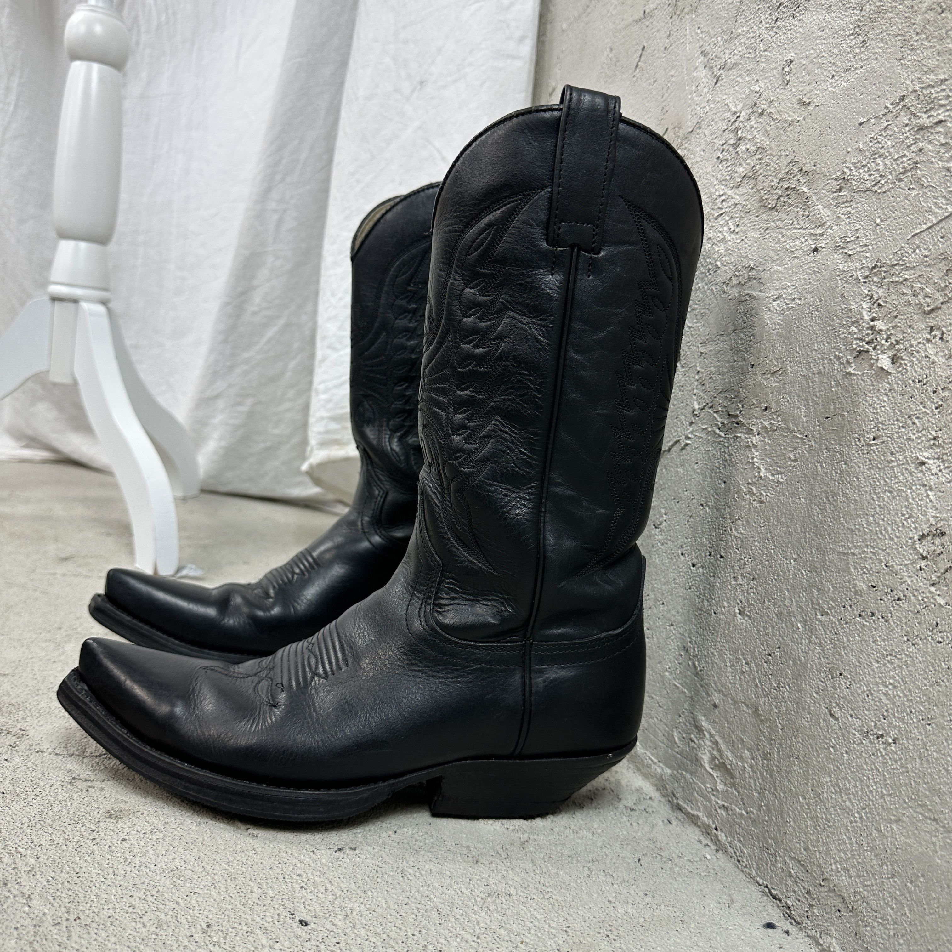 Sendra × Vintage Vintage Embossed Leather Sendra Cowboy Boots Size US 7 / IT 37 - 7 Thumbnail