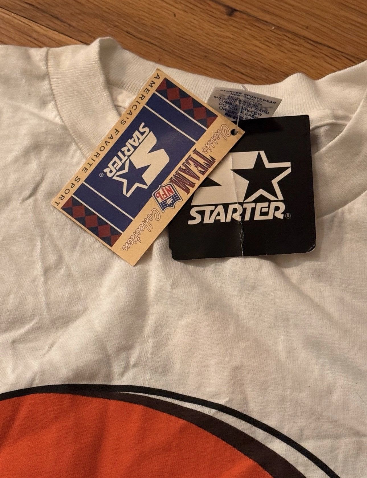 Starter VINTAGE Cleveland Browns STARTER XL T-shirt NEW w/ Tags Size US XL / EU 56 / 4 - 3 Thumbnail