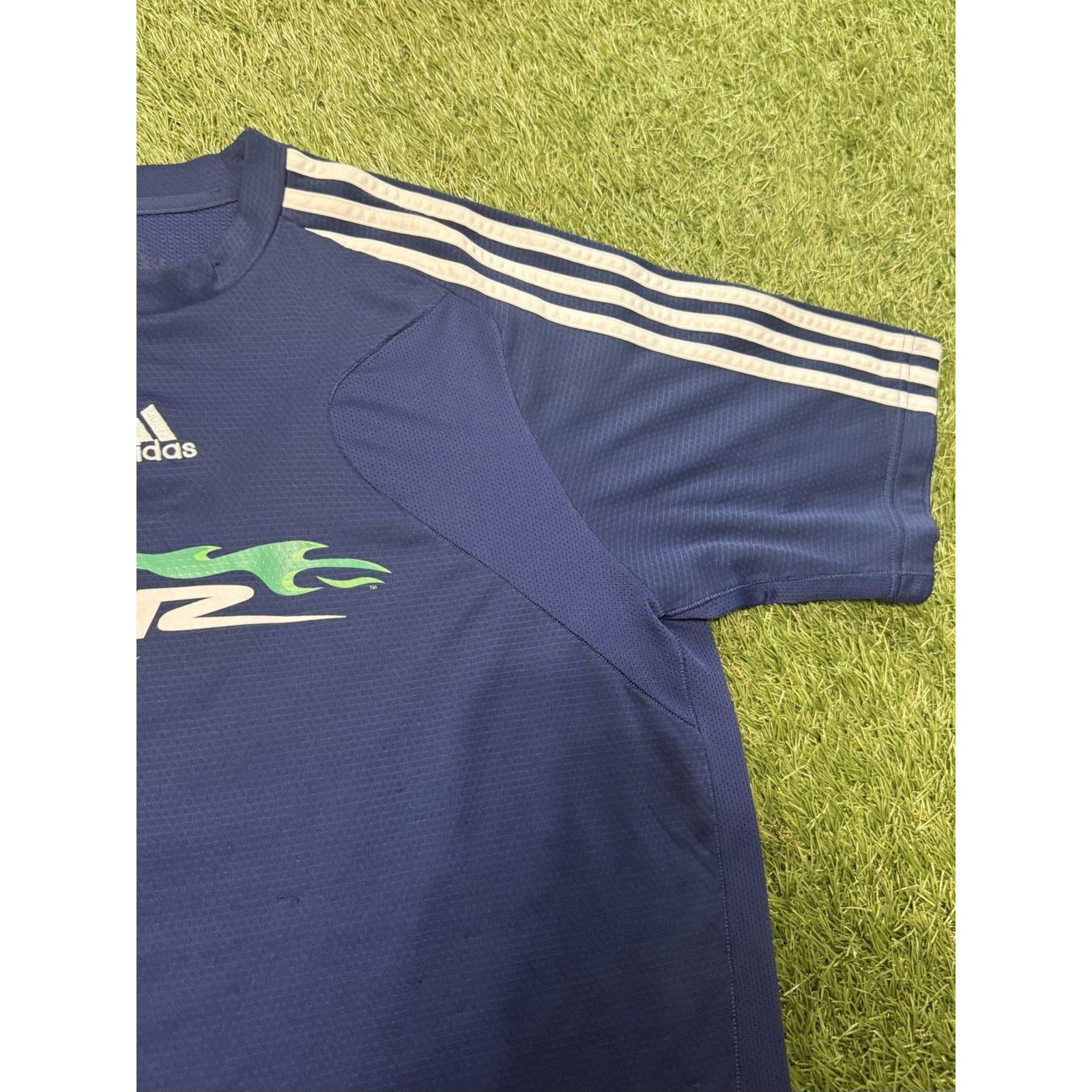 Adidas 2008 Adidas Dale Earnhardt Jr Soccer Style Jersey #88 Men L Size 42 - 7 Thumbnail
