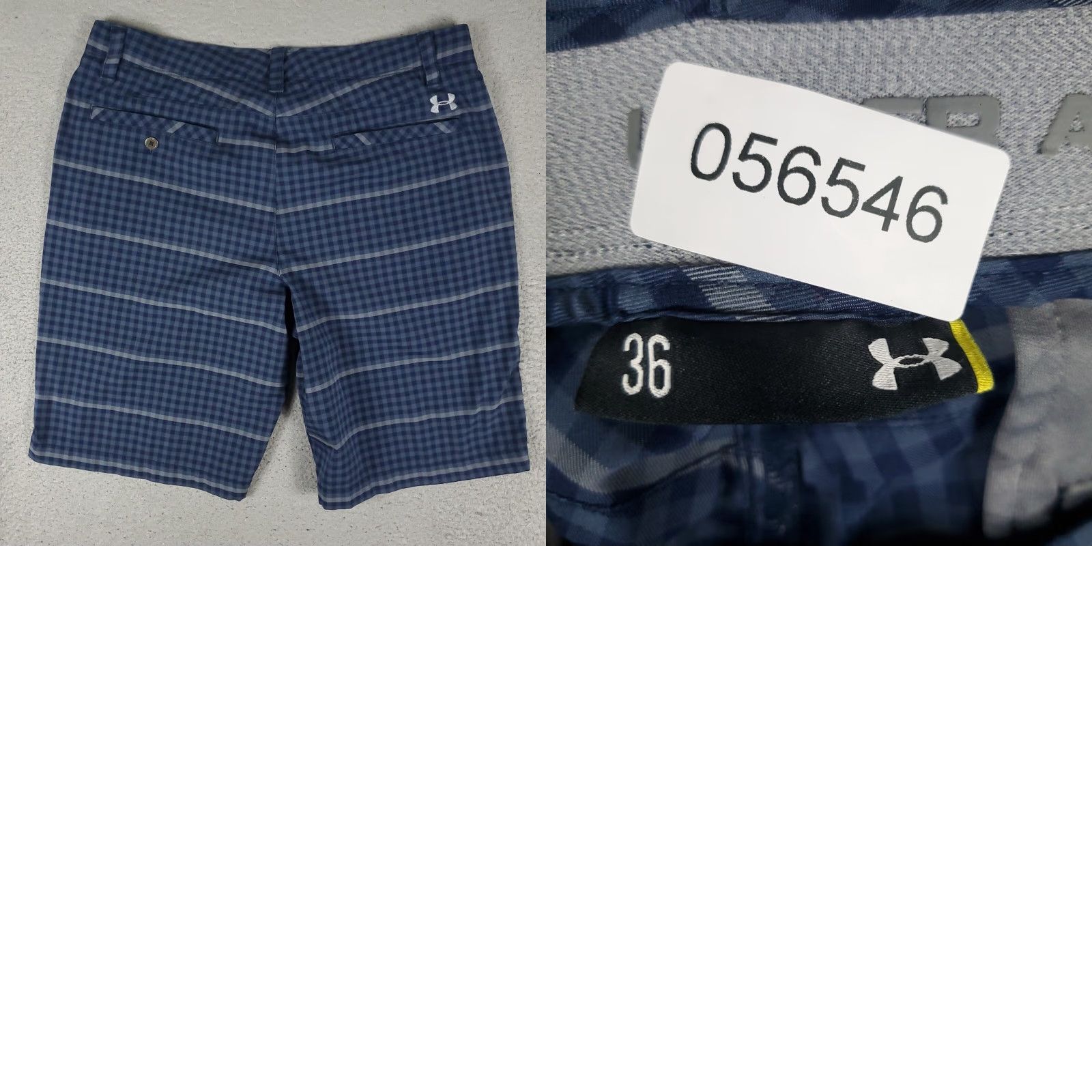 Under Armour Under Armour Mens Shorts Size 36 36 Blue Plaid Casual Flat Front Chino Shorts Under Armour Size 36 Blue Plaid Casual Front Chino Mens Shorts Size US 36 / EU 52 - 8 Thumbnail