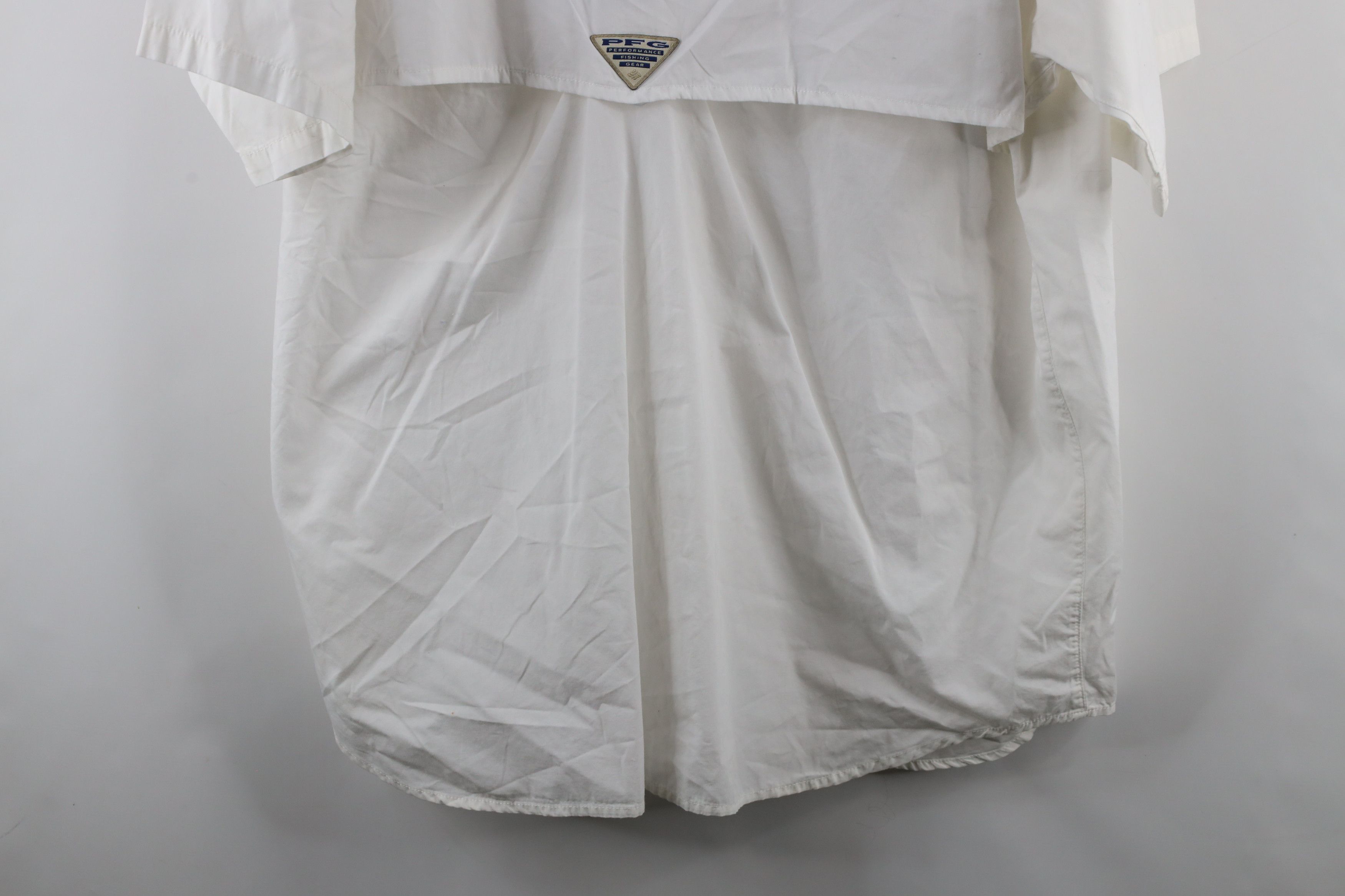 Columbia × Vintage Vintage Columbia PFG Fishing Short Sleeve Button Shirt White Size US XXL / EU 58 / 5 - 17 Thumbnail
