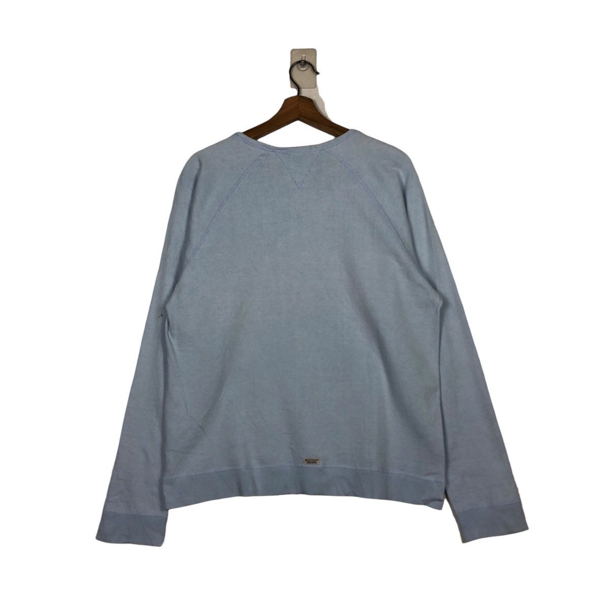 Issey Miyake 📌Baby Blue Vintage Sweatshirt Mademoiselle Non Non Big Logo Size US M / EU 48-50 / 2 - 9 Thumbnail
