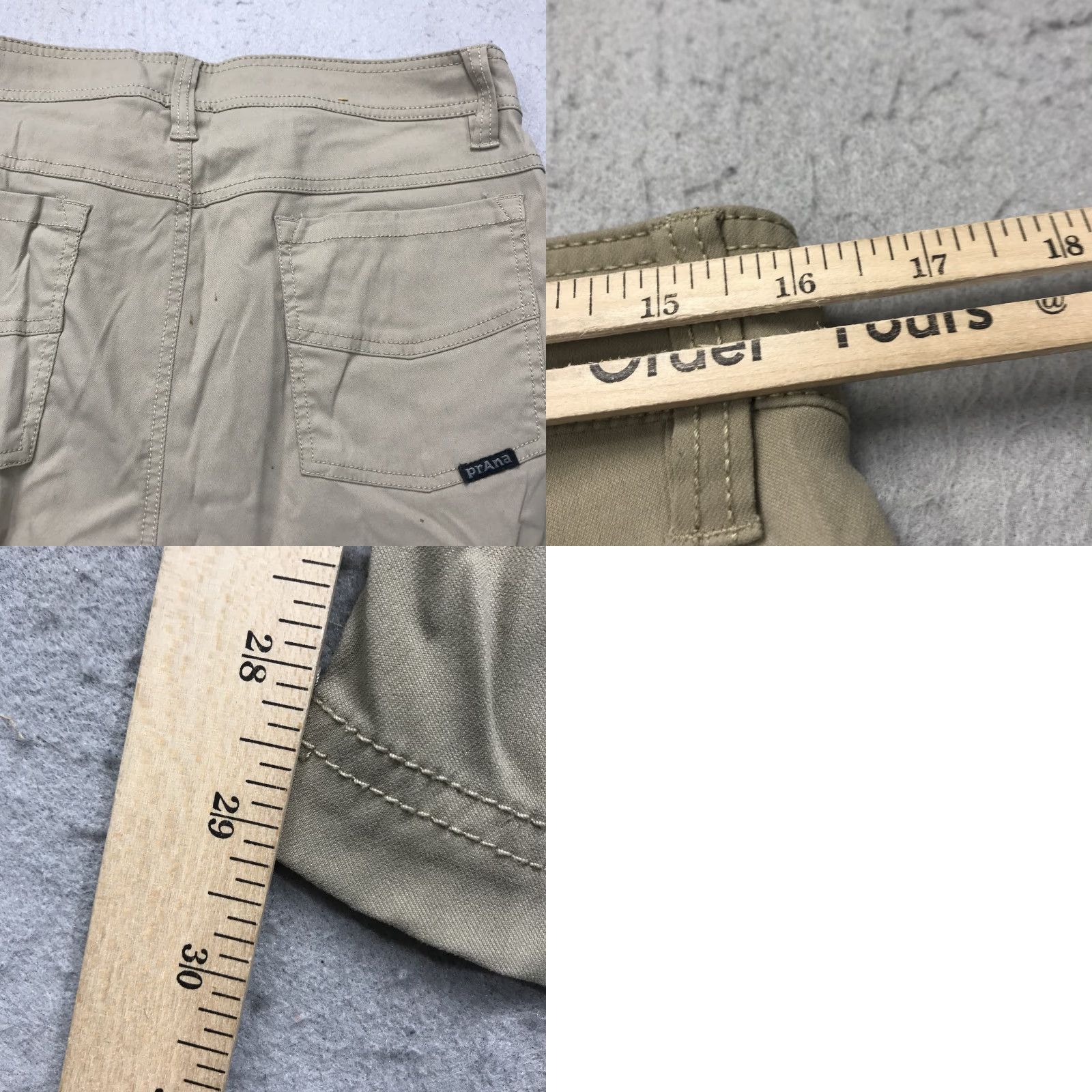 Prana prAna Pants Mens 32x29 Slim Brown Nylon Hiking Logo Chino Straight Utility Regular Size 32 Mens Brown Nylon Spandex Comfort Outdoor Trousers Size US 32 / EU 48 - 8 Thumbnail
