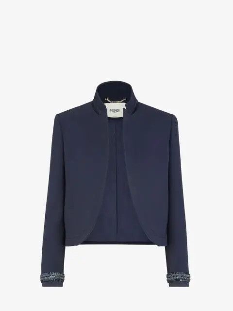 Fendi o1s1wg110925 Jacket in Blue Size M / US 6-8 / IT 42-44 - 1 Preview