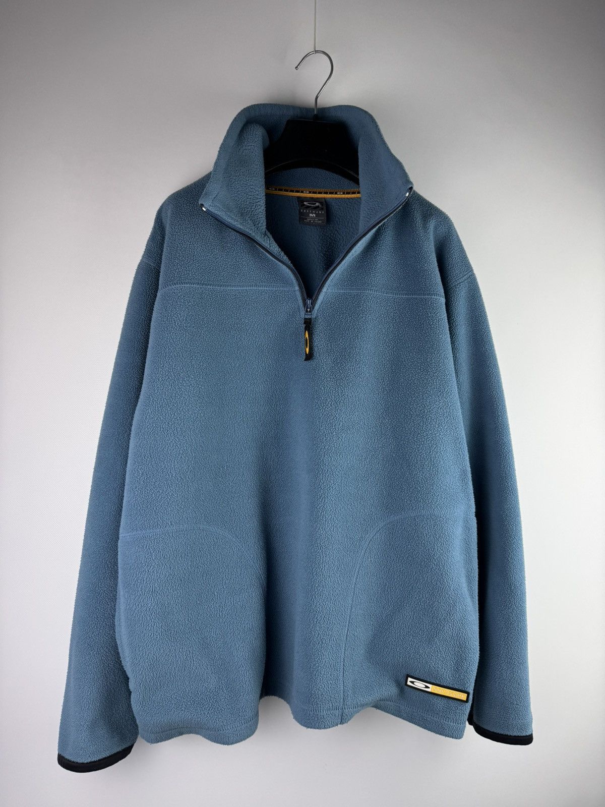 Vintage 90s Oakley Software Fleece Zip Up Blue