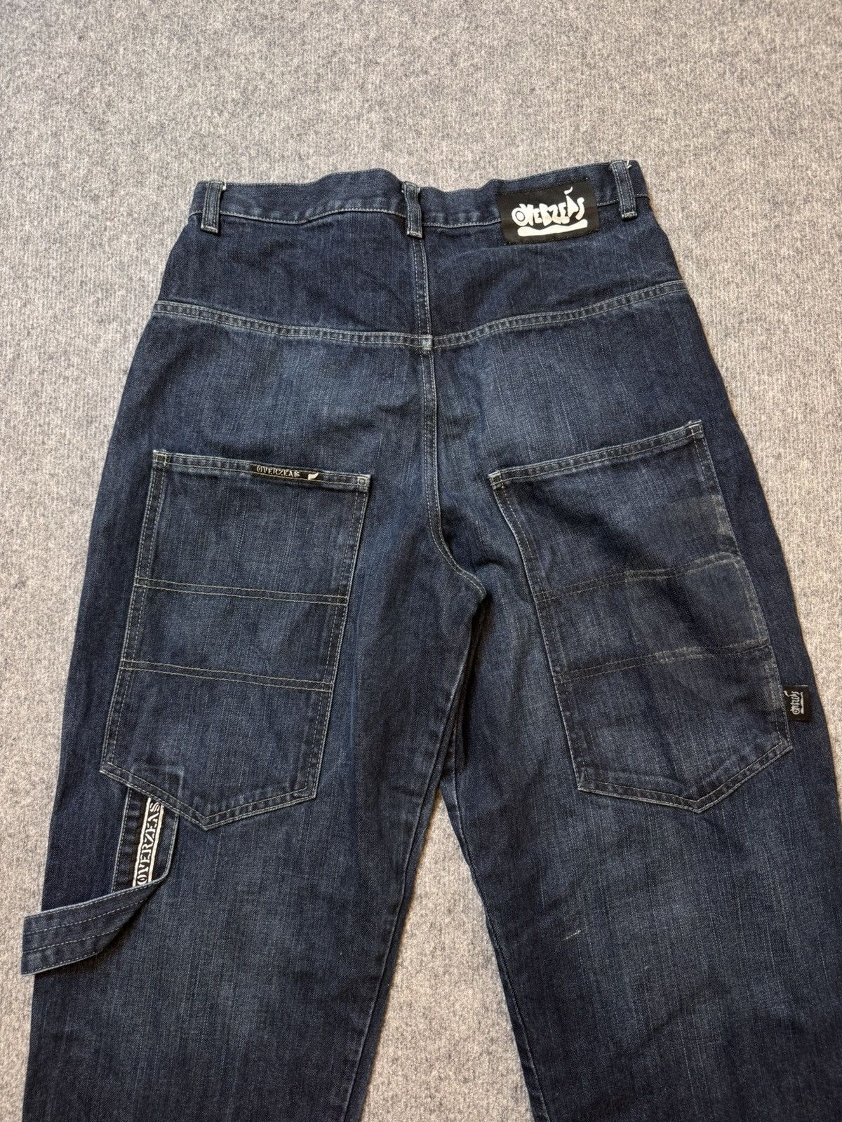Designer RAP pants y2k denim baggy fit Japan style carpenter Size US 28 / EU 44 - 3 Thumbnail