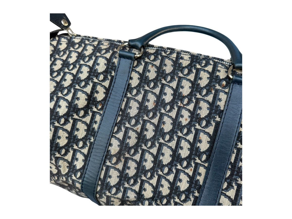 Christian Dior Monsieur × Dior Vintage 90s Christian Dior Trotter Jacquard Boston 40 Size ONE SIZE - 5 Thumbnail