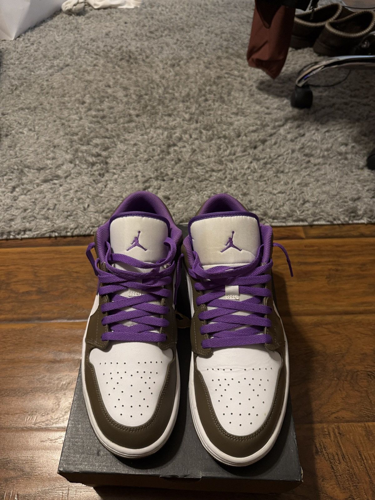 Jordan Brand Jordan 1 Lows Palomino Size US 12 / EU 45 - 3 Thumbnail