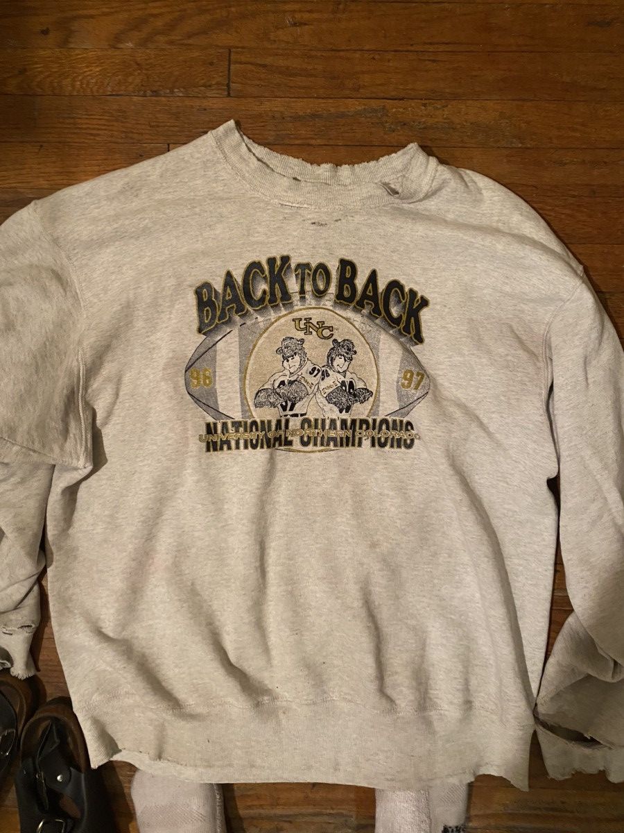 Other Back To Back UNC National Championship Crewneck 96-97 Size US XL / EU 56 / 4 - 1 Thumbnail