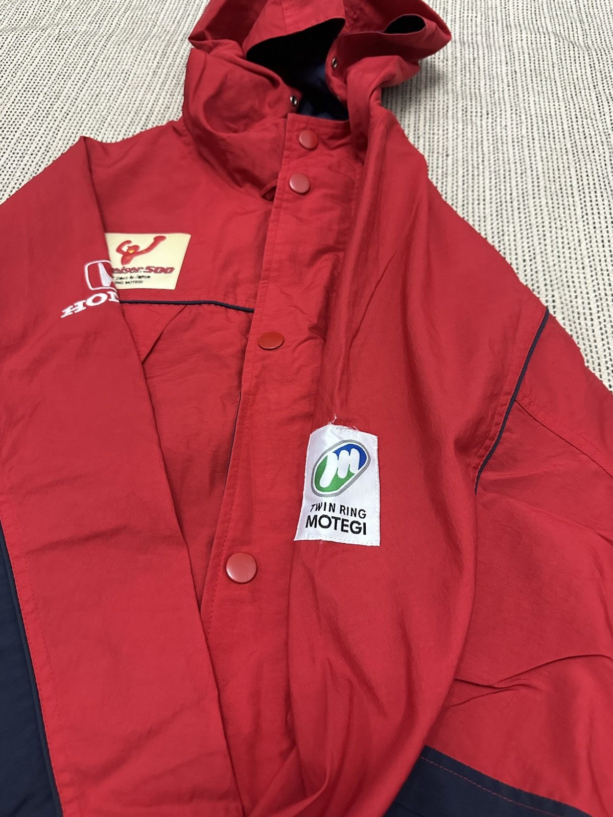 Honda 🔥🔥🔥Vtg Honda Nascar Indy Car Japan Hoodie Jacket Size US XL / EU 56 / 4 - 3 Thumbnail