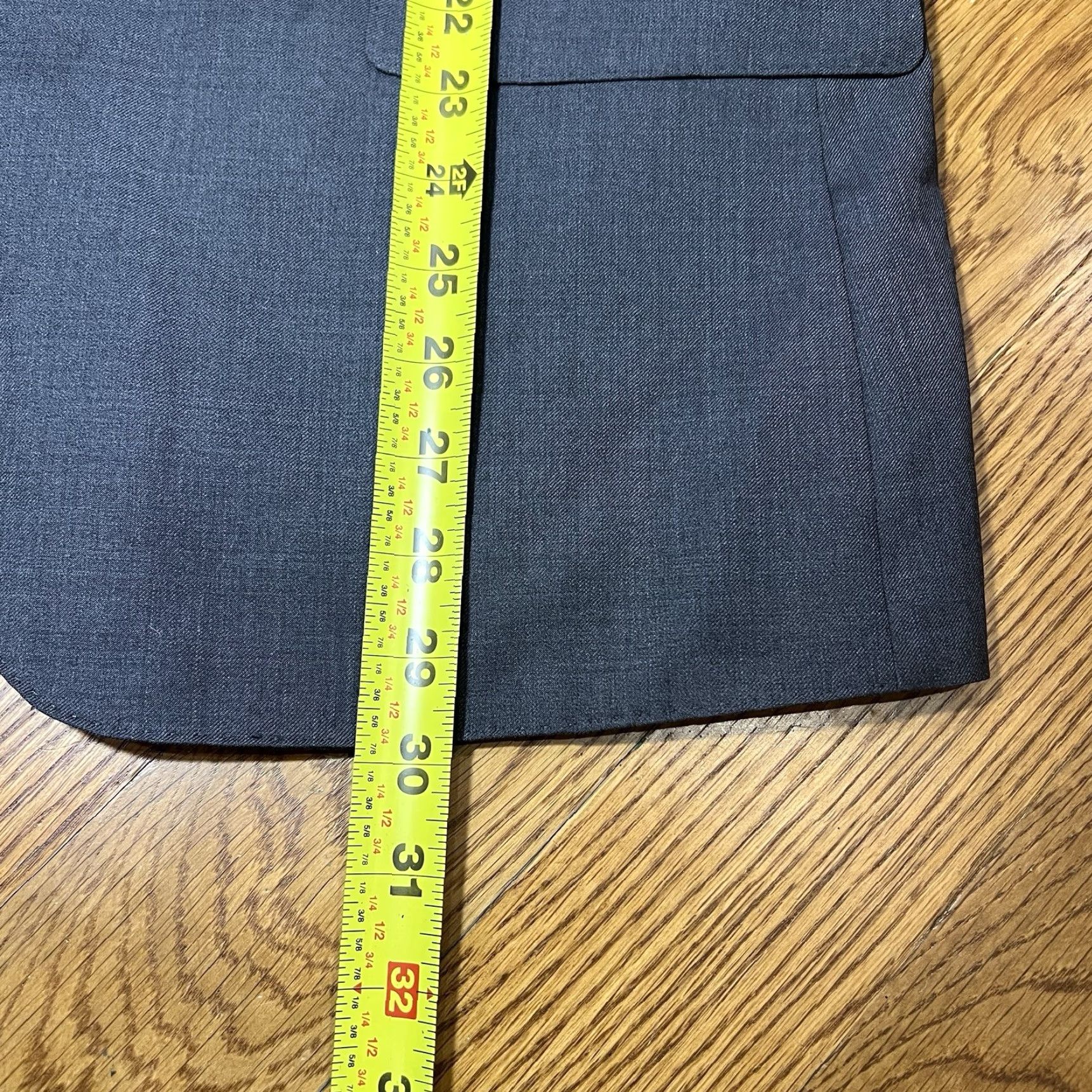 Vintage Enzo Tovare Blazer Mens 40S Gray Wool Jacket Size 40R - 5 Thumbnail
