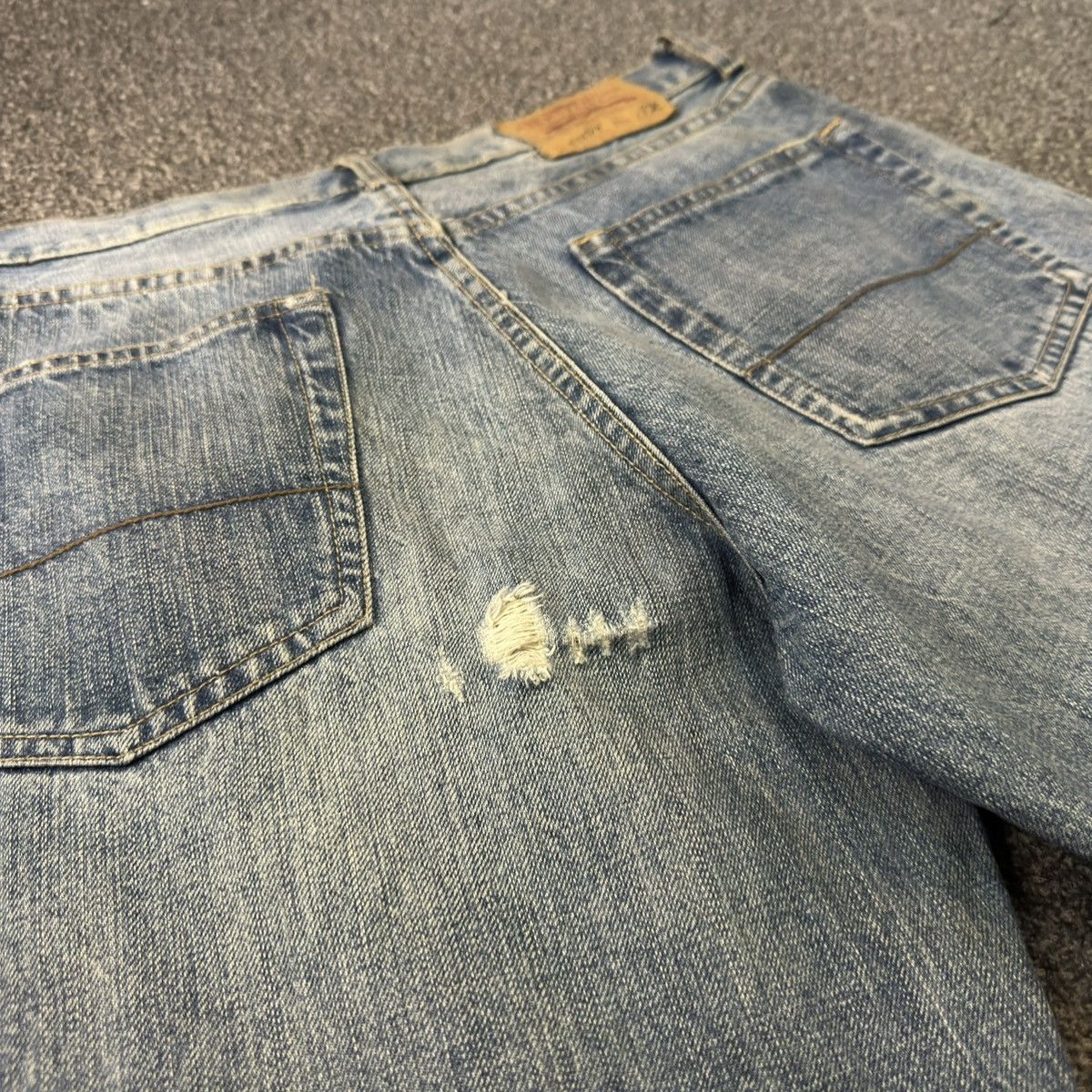 Seditionaries Destroyed Y2K A&F Flared Baggy Distressed Denim Size US 30 / EU 46 - 10 Thumbnail