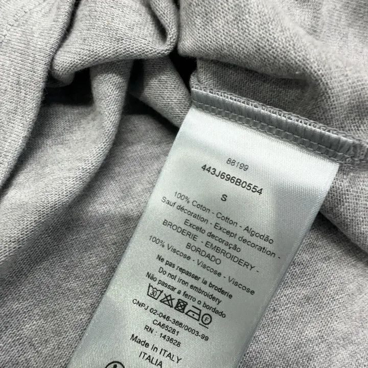 Dior Dior Dior Grey Cotton Short Sleeve T-Shirt 0079-2507 Size US S / EU 44-46 / 1 - 4 Thumbnail