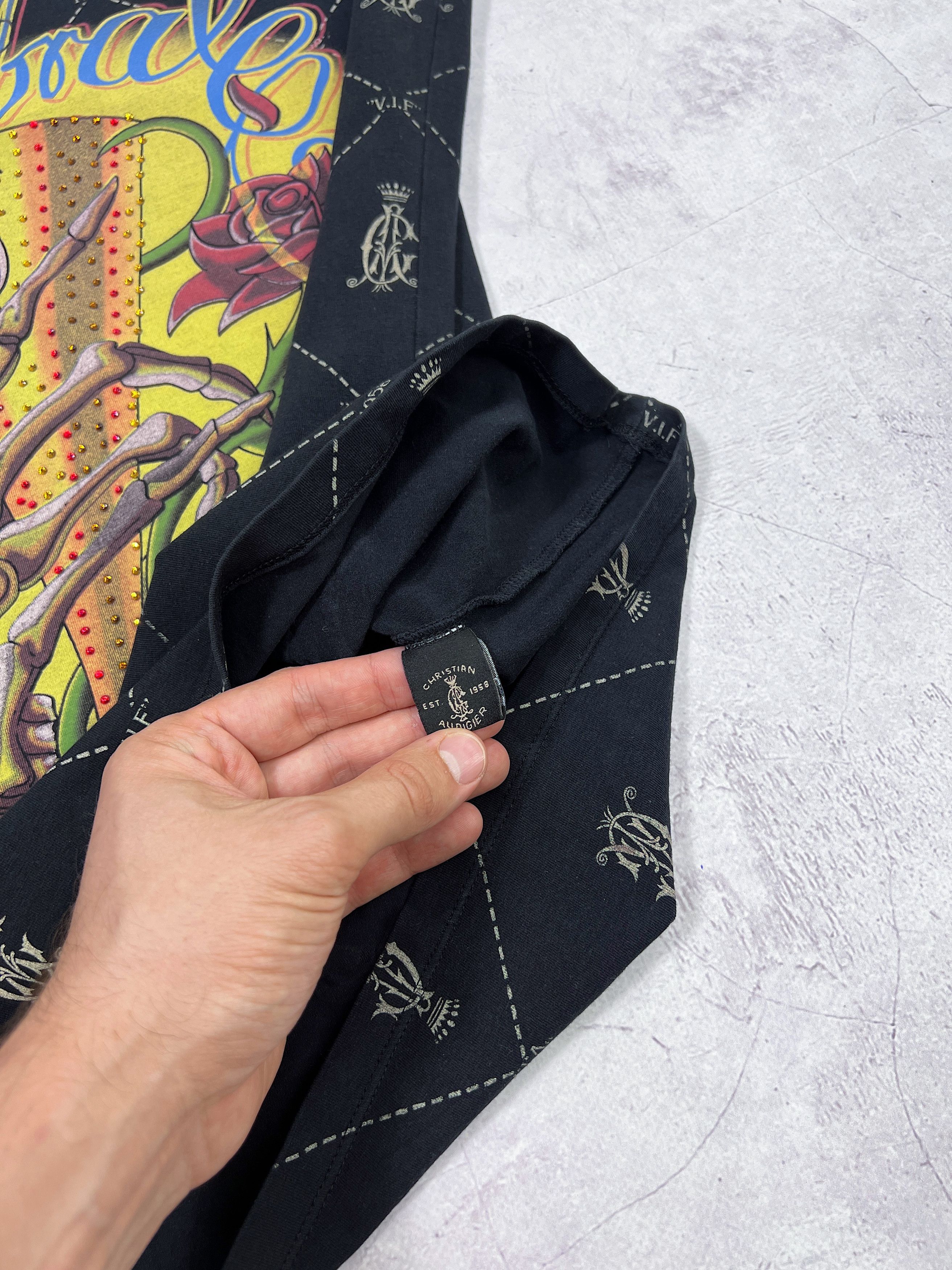 Christian Audigier × Ed Hardy × Vintage Christian Audigier T-Shirt Celebrate Life Ed Hardy Size M / US 6-8 / IT 42-44 - 20 Thumbnail
