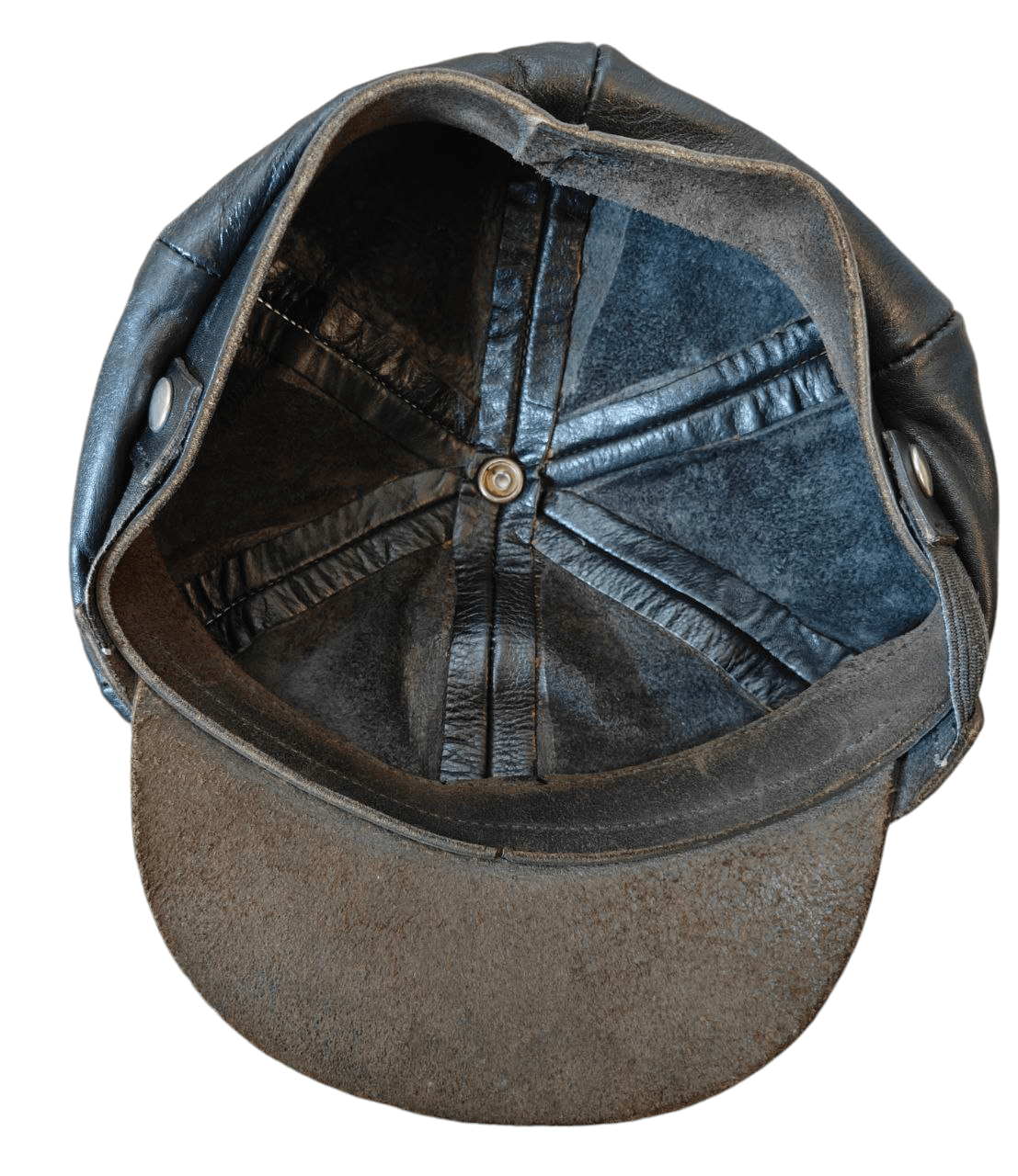 Harley Davidson Vintage Harley Davidson Leather Hat Size ONE SIZE - 5 Thumbnail
