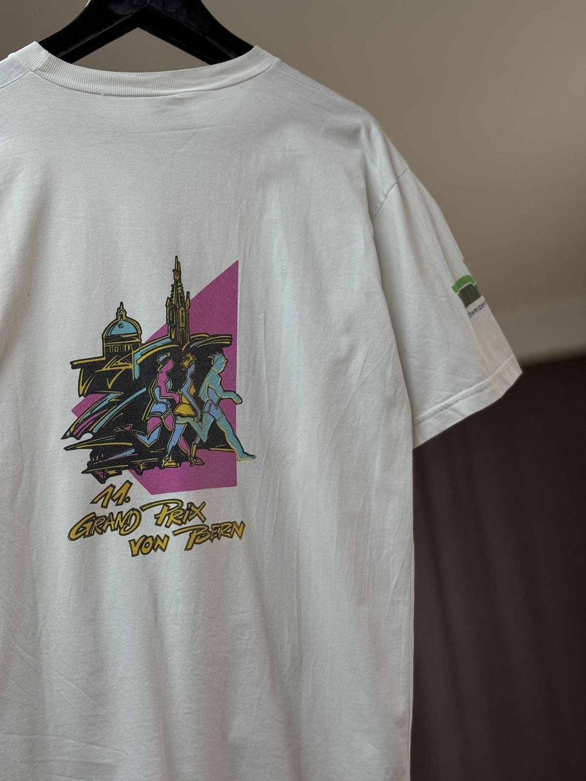 Asics Vintage Asics Grand Prix Von Bern 1997 T-shirt Size US XL / EU 56 / 4 - 9 Thumbnail