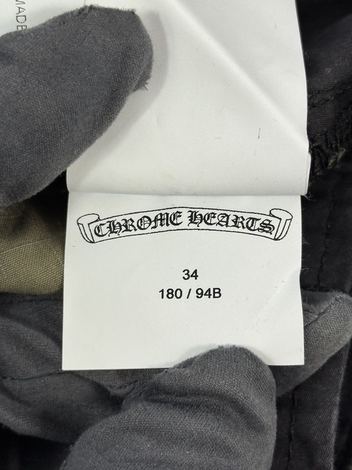 Chrome Hearts SINGLE LEATHER CROSS CAMOUFLAGE CARGO PANTS Size US 34 / EU 50 - 10 Thumbnail