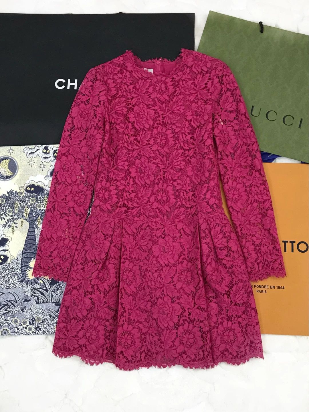 Valentino Valentino Hollow-Out Lace Dress Size S / US 4 / IT 40 - 1 Thumbnail