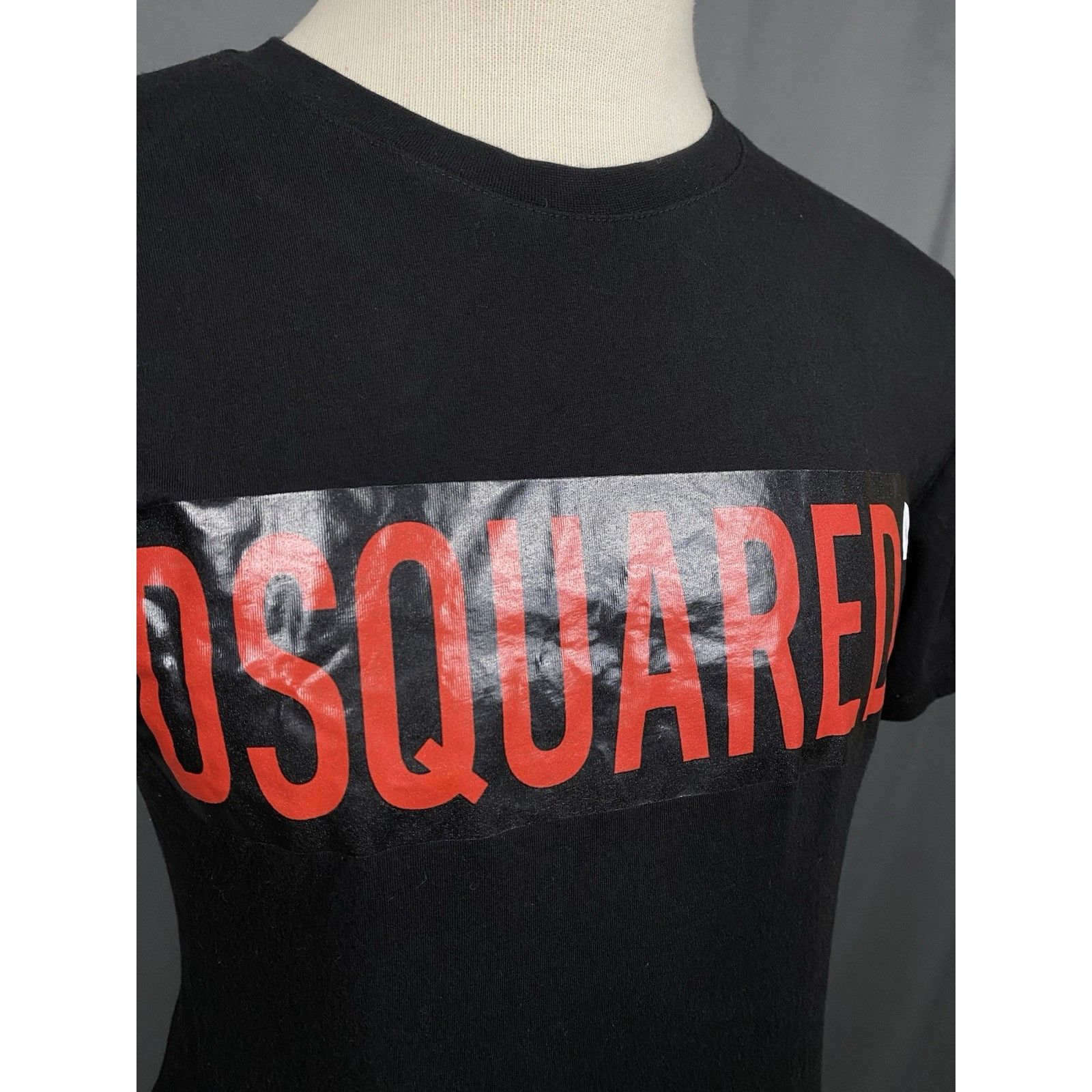 Dsquared2 MINT! Dsquared2 Big Logo Men's Black T-Shirt Size 2XL Size US XXL / EU 58 / 5 - 7 Thumbnail
