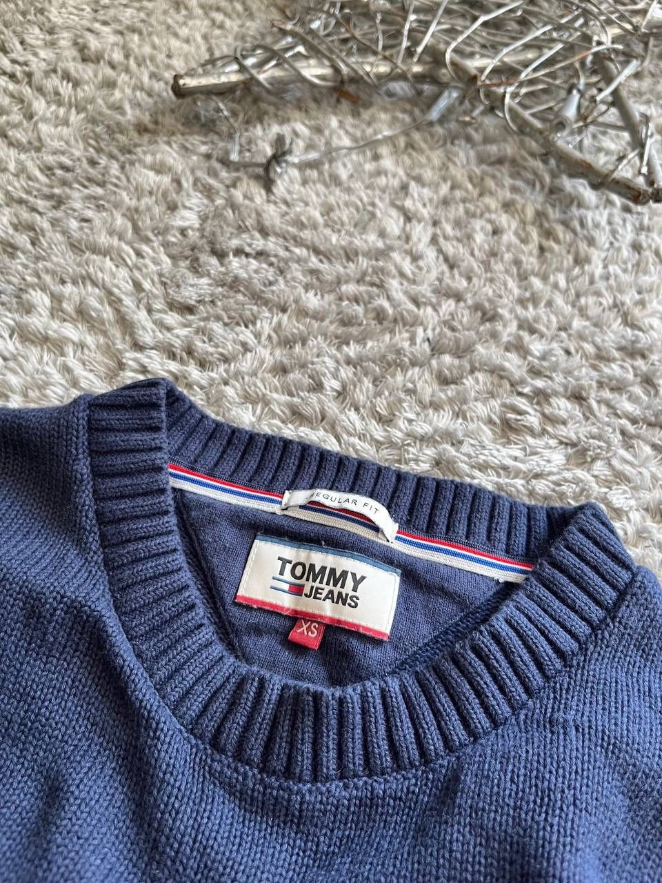 Tommy Hilfiger × Vintage Sweater Tommy Hilfiger Streetwear Vintage Big Logo Rare Size US M / EU 48-50 / 2 - 6 Thumbnail